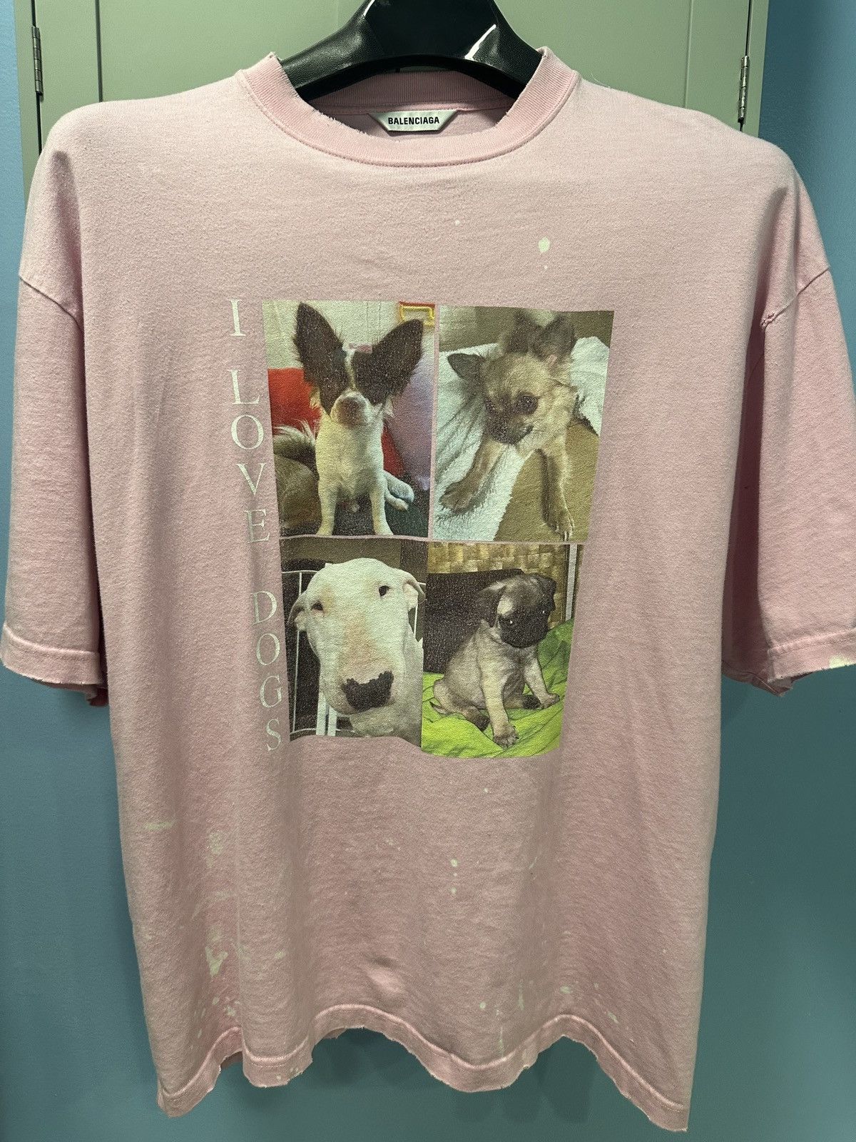 Balenciaga I Love Dogs T Shirt | Grailed