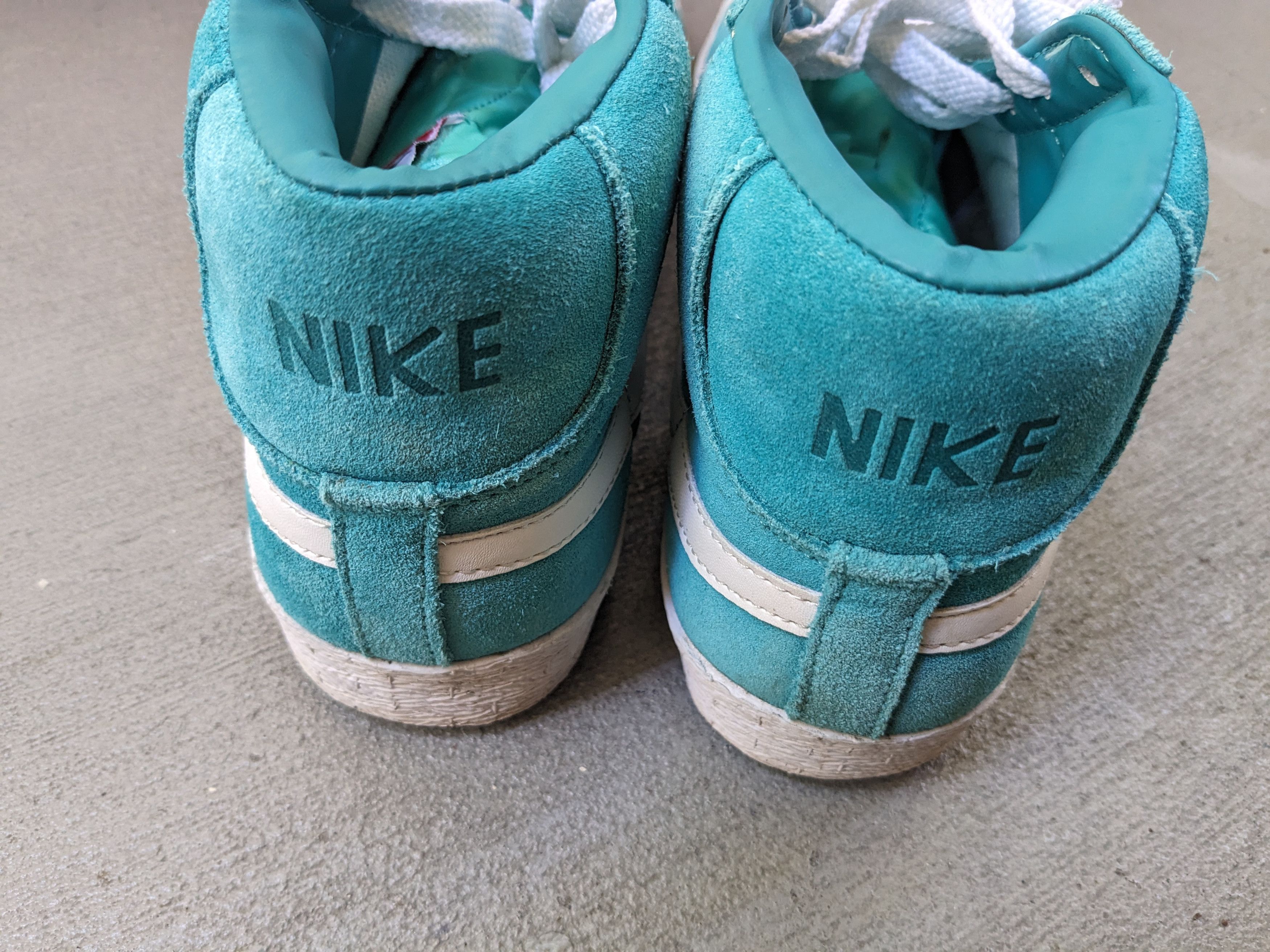 Nike Nike Blazer Premium Green Suede 511427-302 High Size US 10 / EU 43 - 13 Thumbnail
