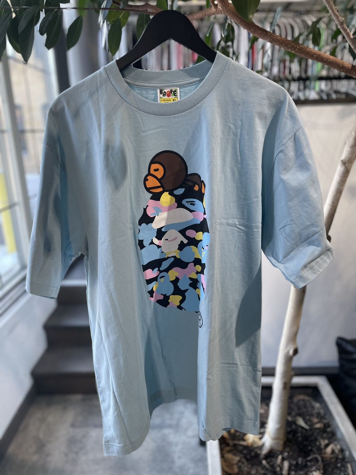 Bape BAPE New Multi Camo Milo On Ape Relaxed Tee Size US XL / EU 56 / 4 - 1 Thumbnail