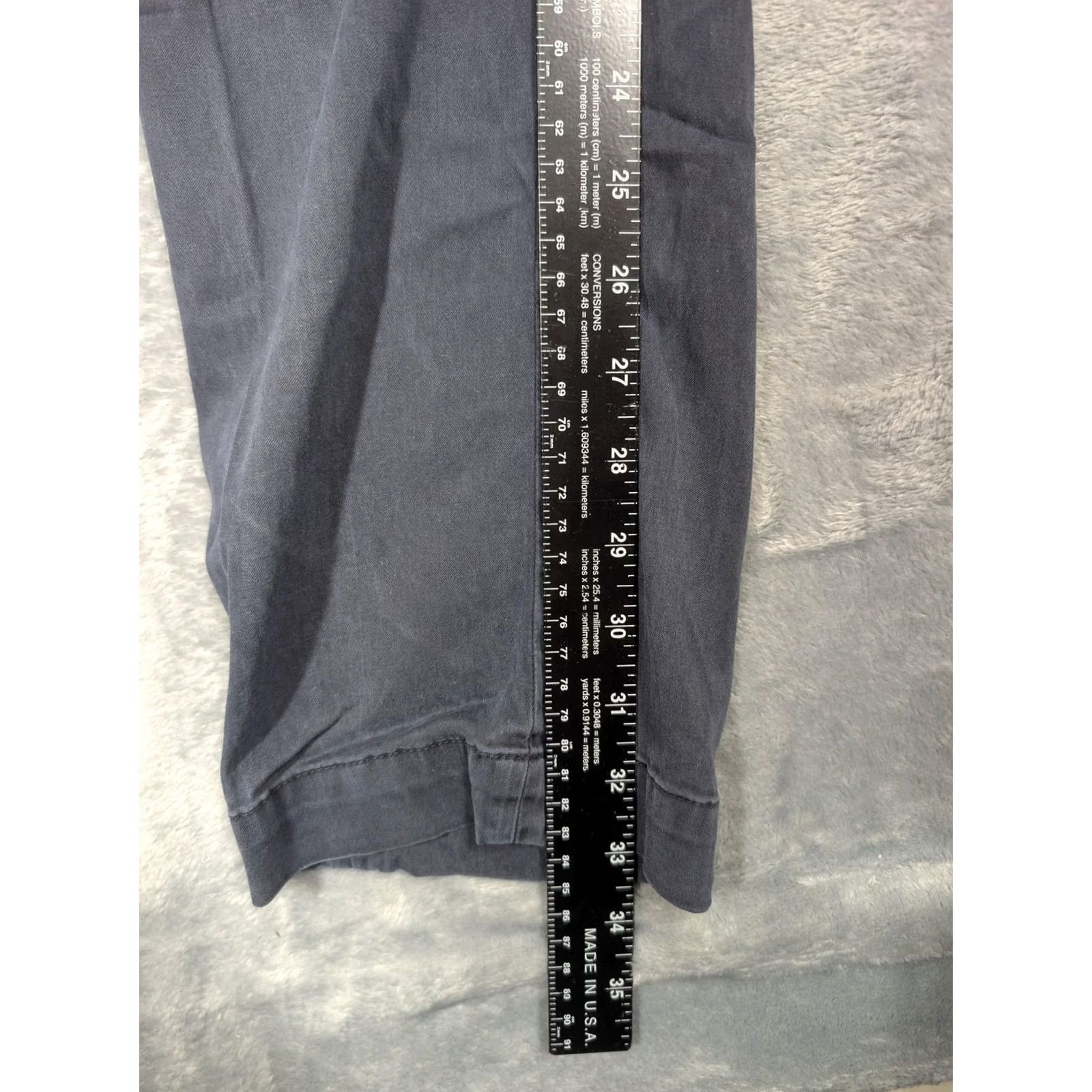 Saks Fifth Avenue Saks Fifth Avenue Pants Mens 34x32 Gray Modern Slim Chino Stretch Casual Italy Pants Mens 34 Gray Slim Modern 90s? Size US 34 / EU 50 - 4 Thumbnail