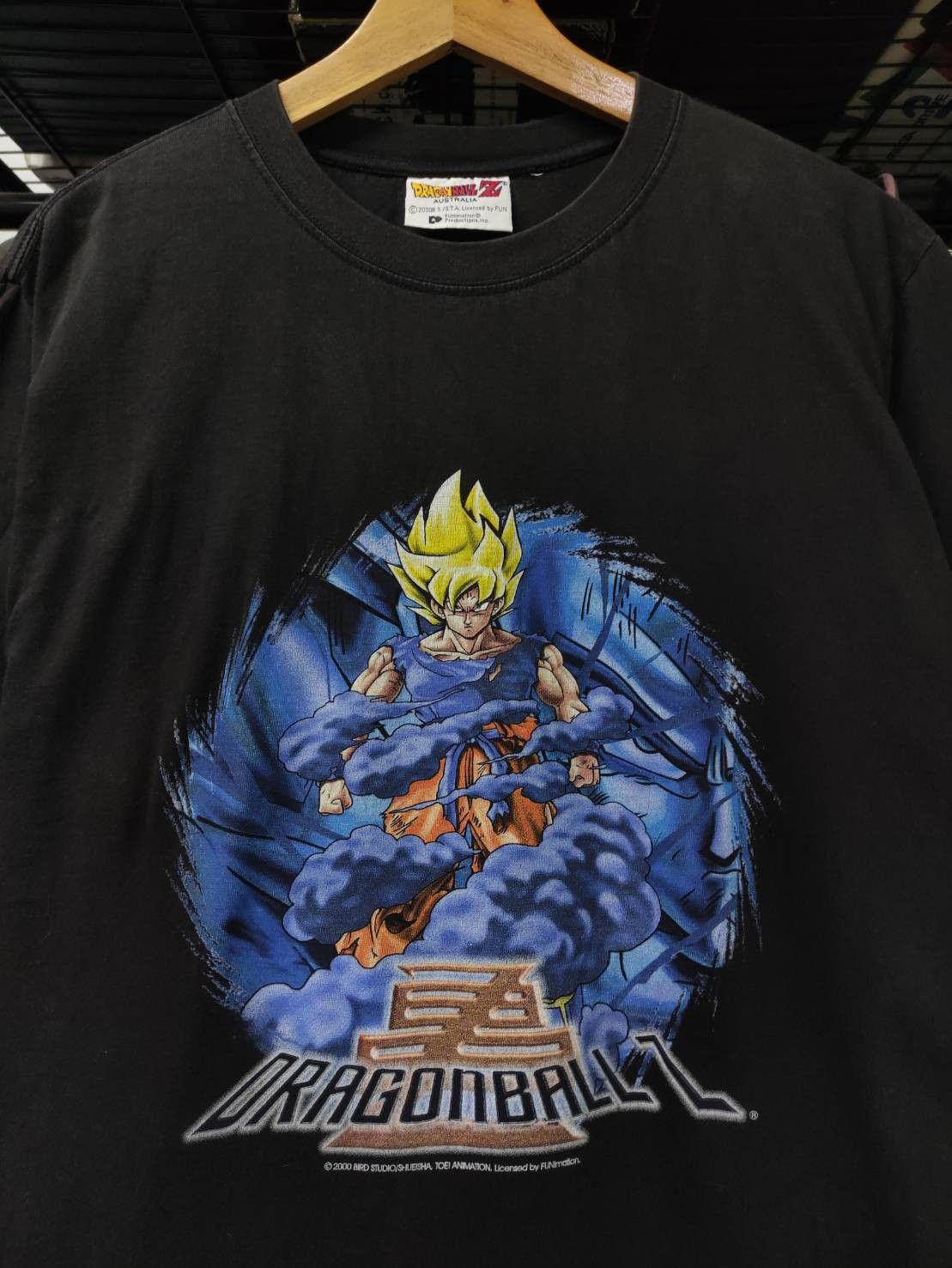 Anime Vtg 00's Dragon Ball Z Goku Super Saiyan Character Promo Size US M / EU 48-50 / 2 - 1 Thumbnail