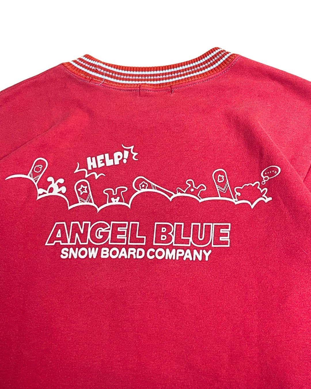 Angel Blue Vintage Angel Blue Red Snowboard Graphic Sweatshirt Size S / US 4 / IT 40 - 8 Thumbnail