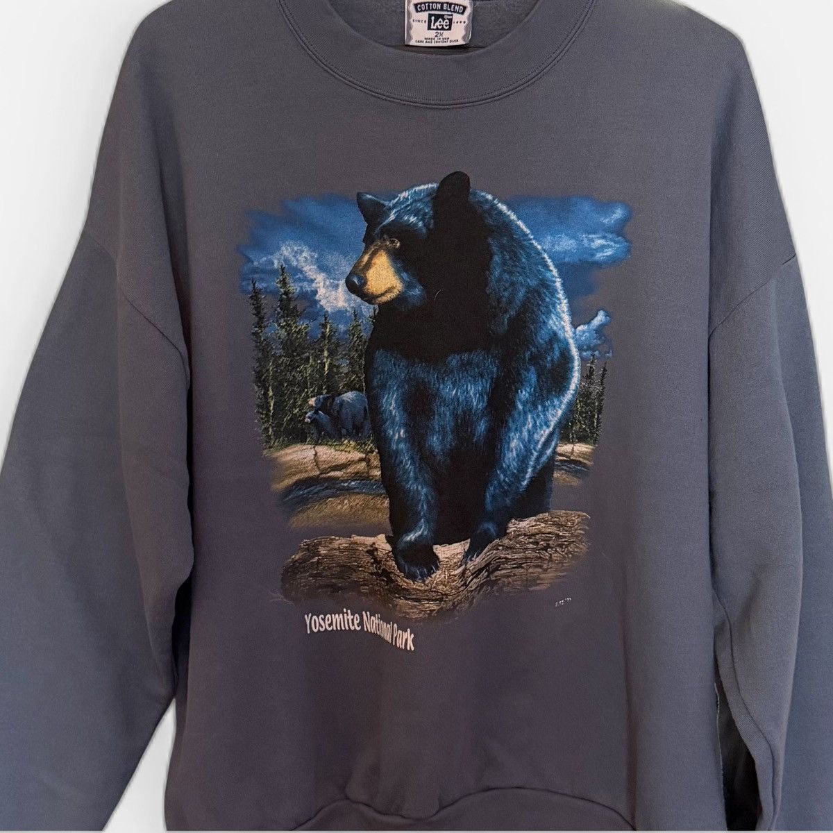 Lee Vintage 90s Yosemite National Park Lee sweatshirt Size US XXL / EU 58 / 5 - 4 Thumbnail