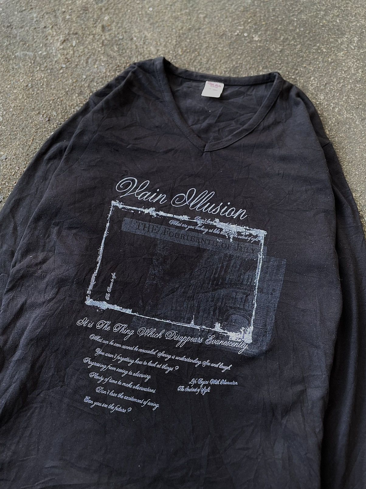 20471120 Japanese Poem Gothic Plain Illusion Ifsix Lgb Style Size US M / EU 48-50 / 2 - 3 Thumbnail