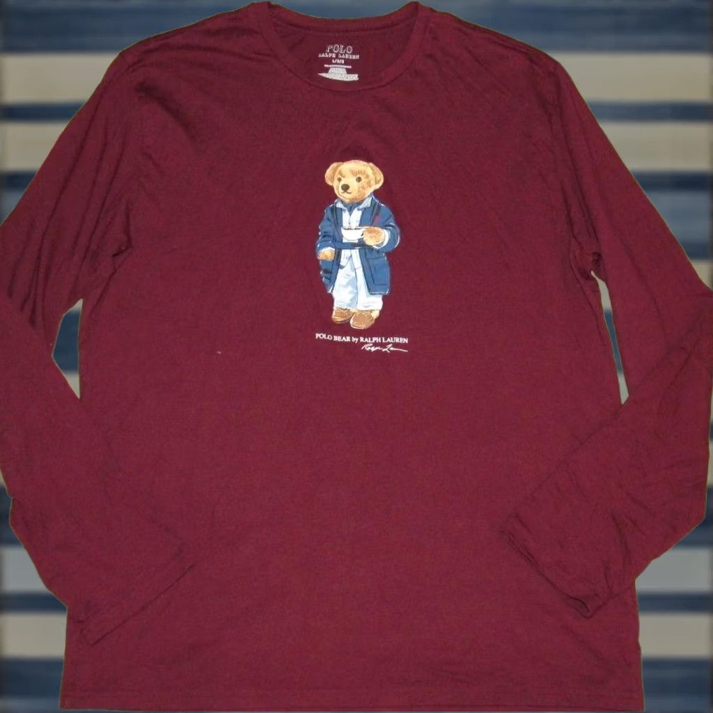 Ralph Lauren RALPH LAUREN Polo Bear Long Sleeve T Shirt Large Size US L / EU 52-54 / 3 - 1 Thumbnail