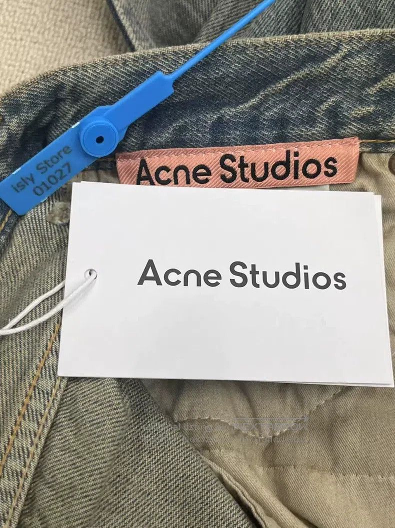 Acne Studios Acne Studios Slightly Flared Heavy-Detailed Mid-Rise Washe Size US 29 - 3 Thumbnail