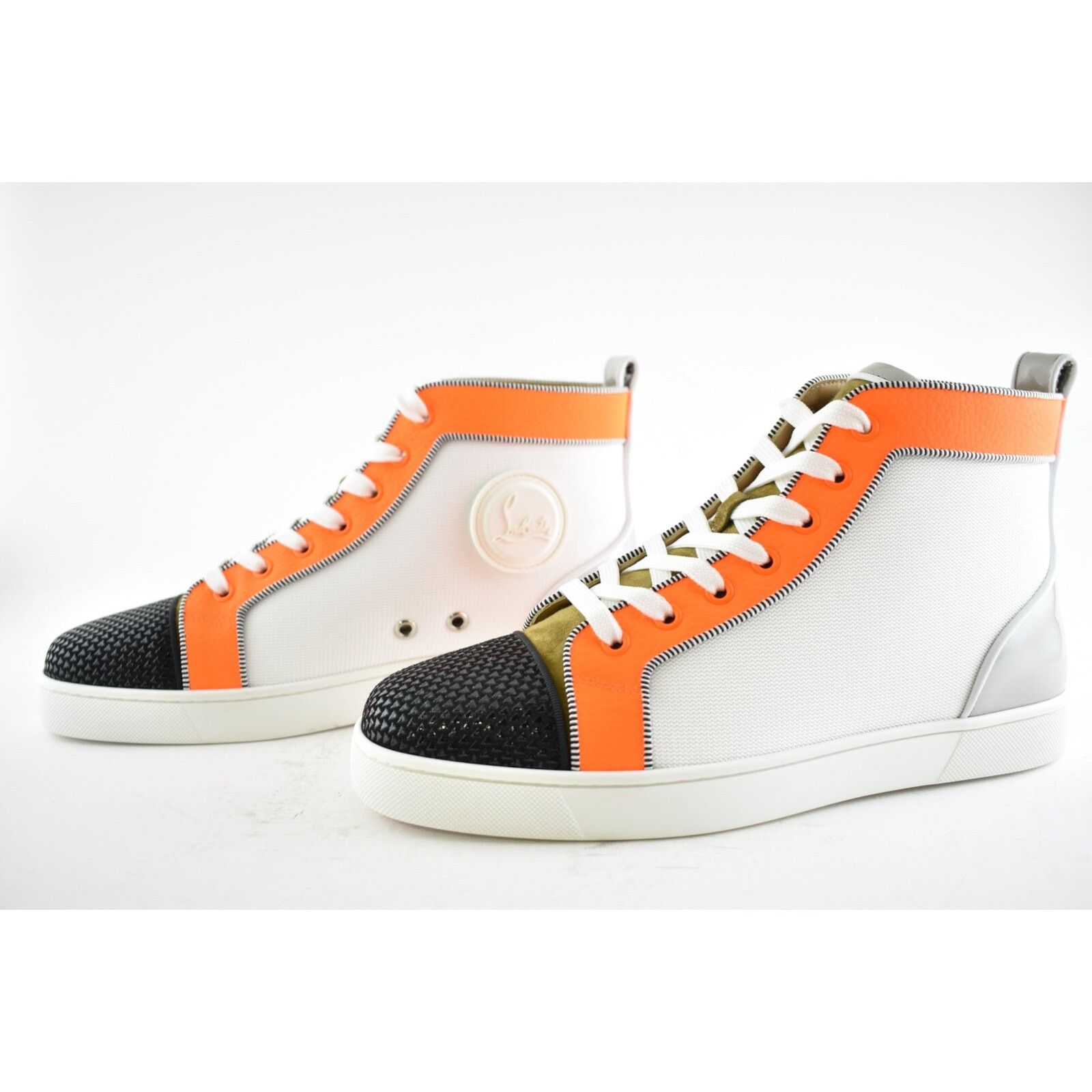 Christian Louboutin Christian Louboutin Mens Louis Orlato Flat Black White Size US 8 / EU 41 - 10 Thumbnail
