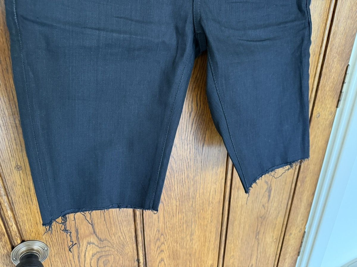 Saint Laurent Paris SS20 Saint Laurent black raw hem shorts 27 Small Size US 27 - 9 Thumbnail