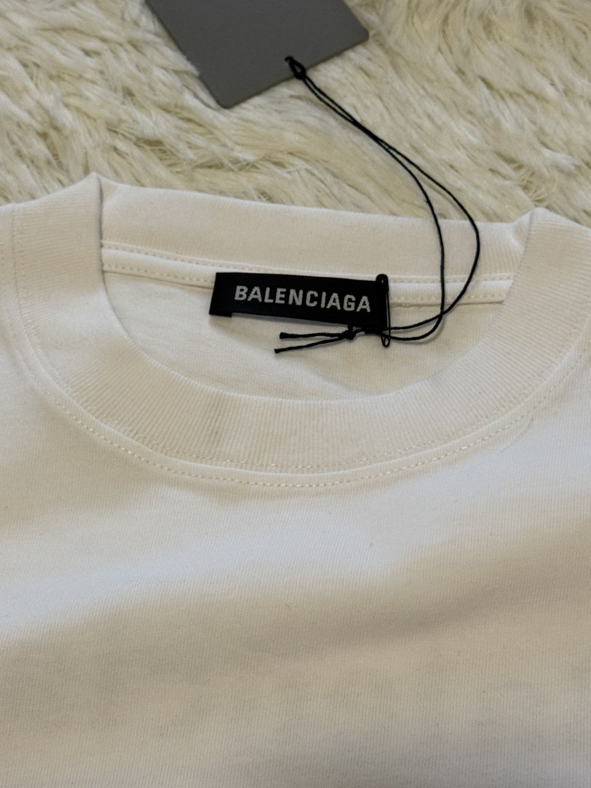 Balenciaga Balenciaga white t shirt Size US S / EU 44-46 / 1 - 4 Thumbnail