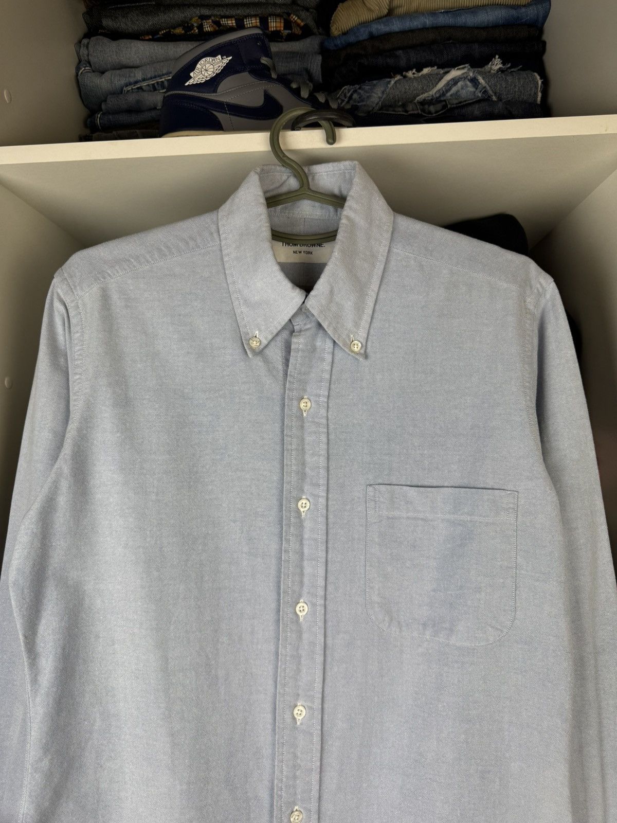Thom Browne Button-Down Shirt Made in USA Long Sleeve Size 2