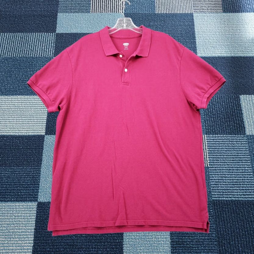 Old Navy Old Navy Polo Shirt Mens XL Extra Large Pink Short Sleeves Collared Golf Casual Size US XL / EU 56 / 4 - 1 Thumbnail