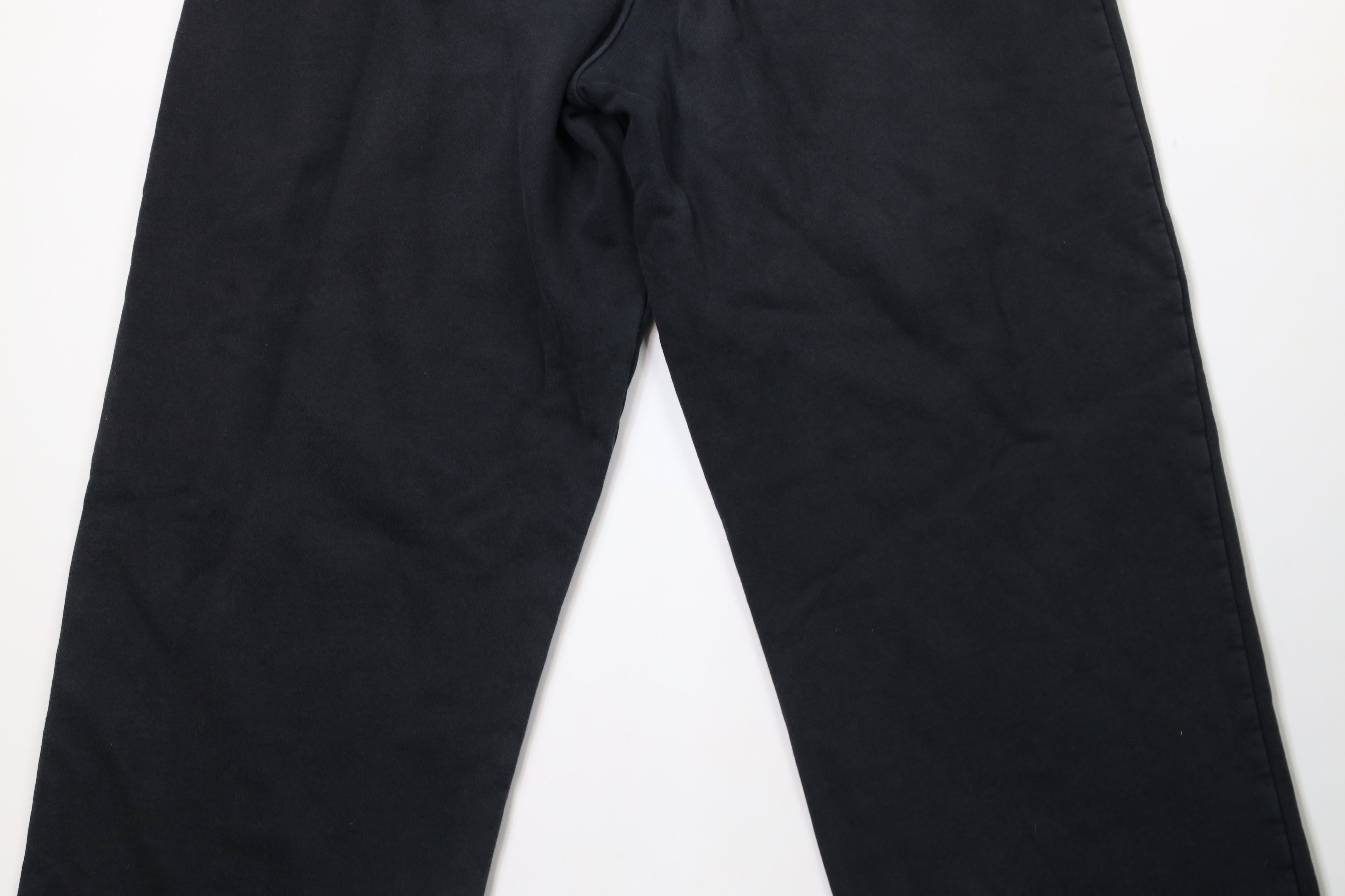 Russell Athletic × Vintage Vintage Y2K Russell Athletic Heavyweight Sweatpants Black Size US 38 / EU 54 - 13 Thumbnail