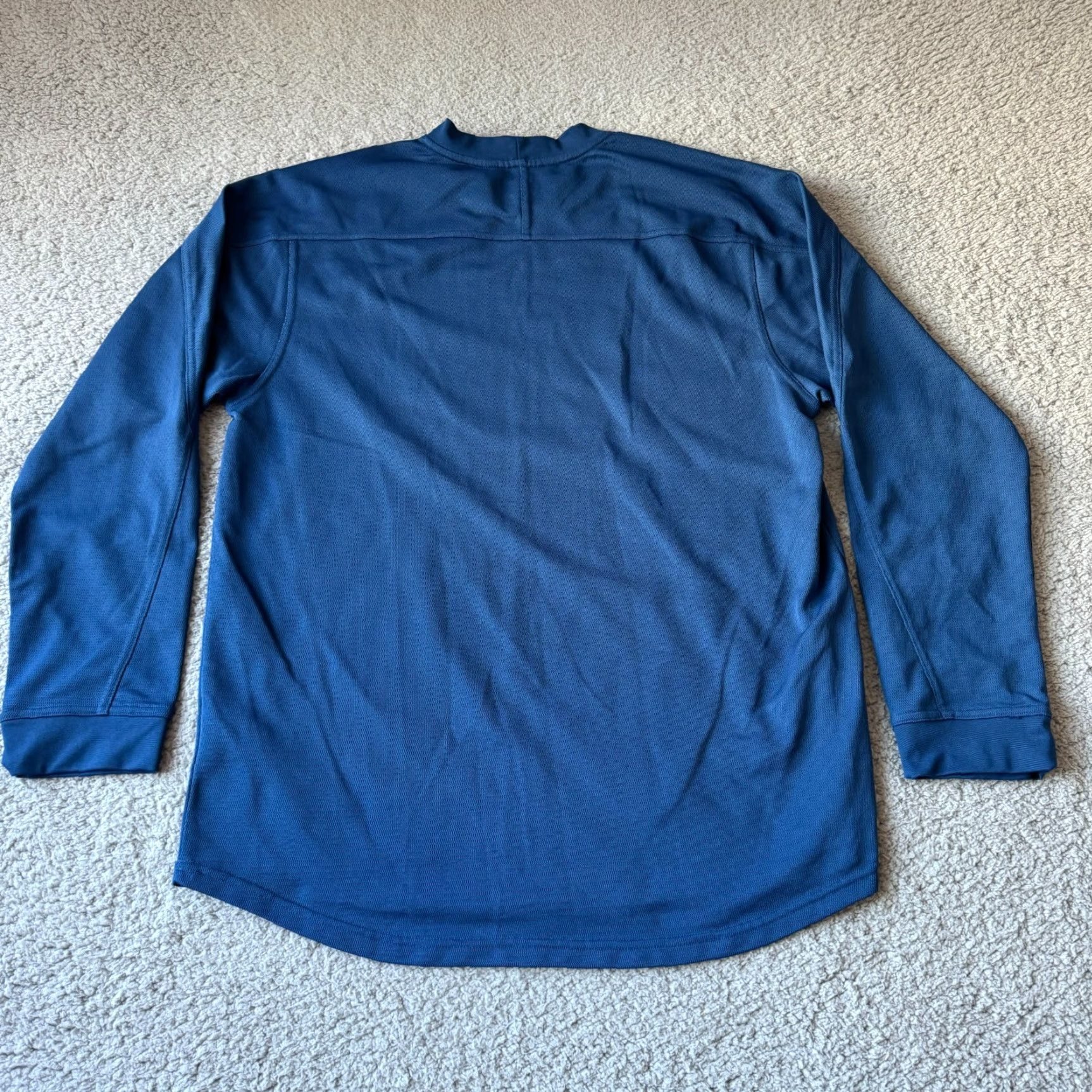 Nike Nike Shirt Mens Large Blue Athletic Top Pullover Swoosh Long Sleeve Train Size US L / EU 52-54 / 3 - 7 Thumbnail