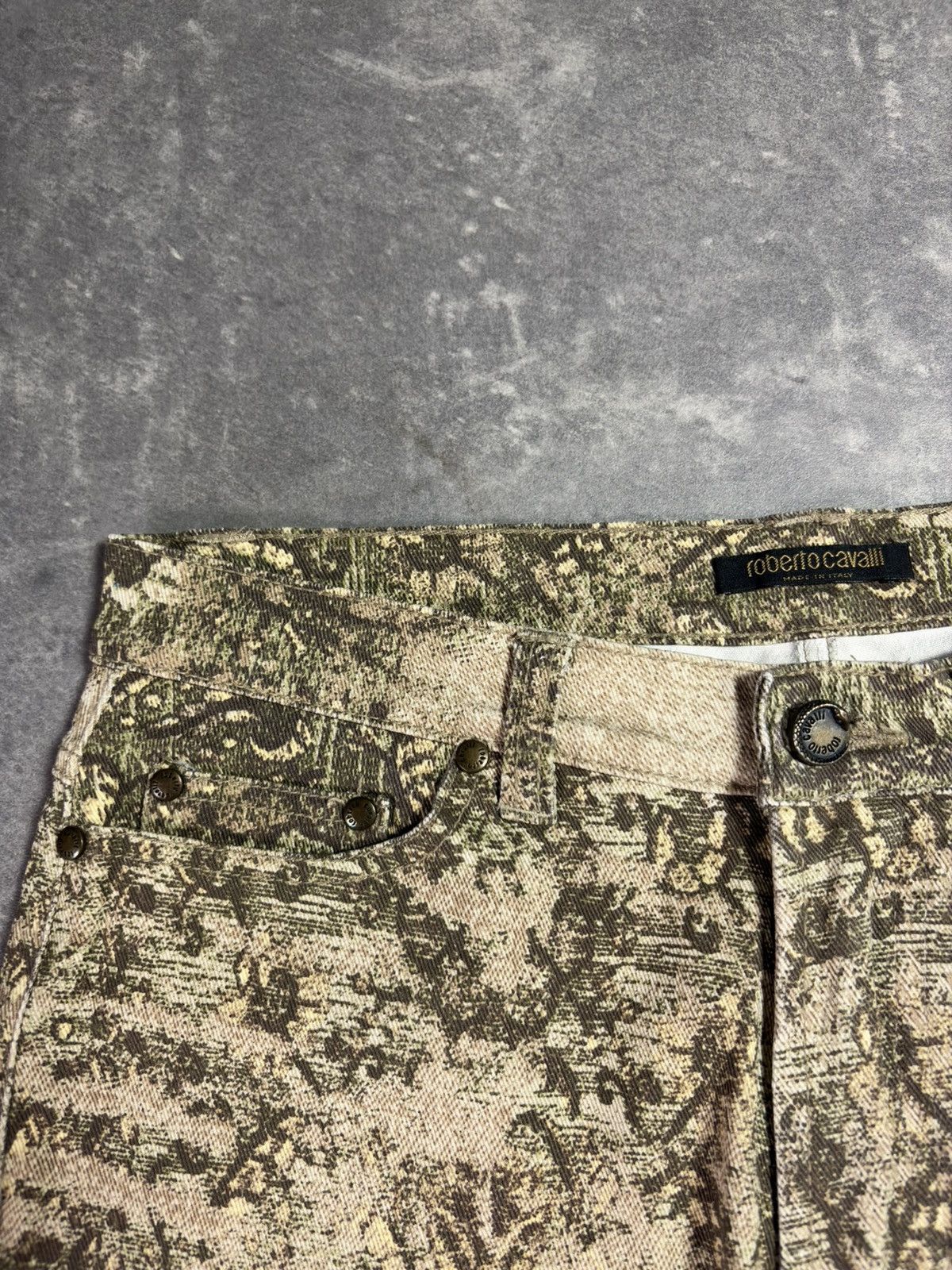 Roberto Cavalli 00s Roberto Cavalli Camel Arabic Mozaic Pants 28 30 Size US 30 / EU 46 - 6 Thumbnail