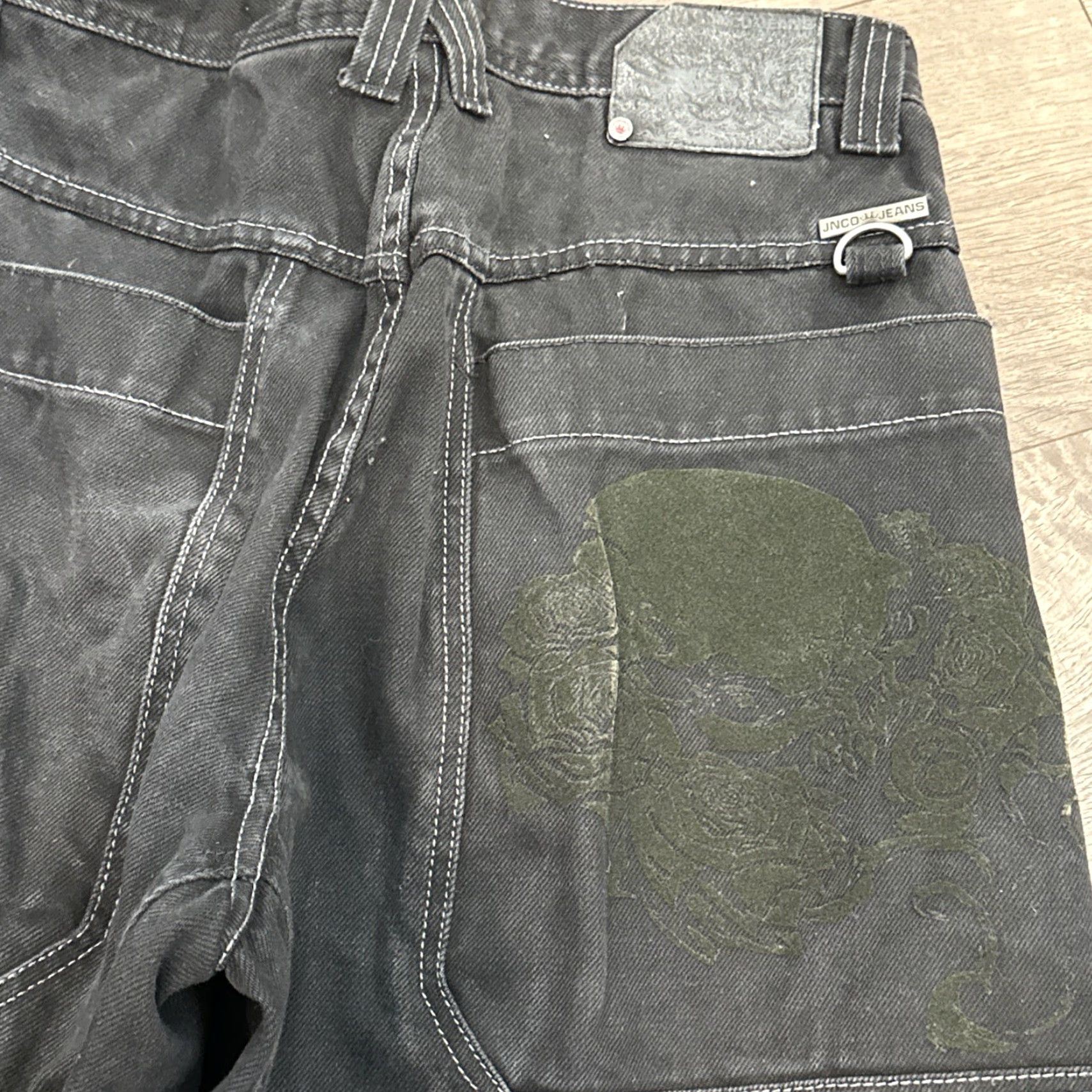 JNCO VINTAGE JNCO Jeans 90s Skull Blue Baggy Oversized Wide-Leg Size 33 Mens Size US 33 - 4 Thumbnail