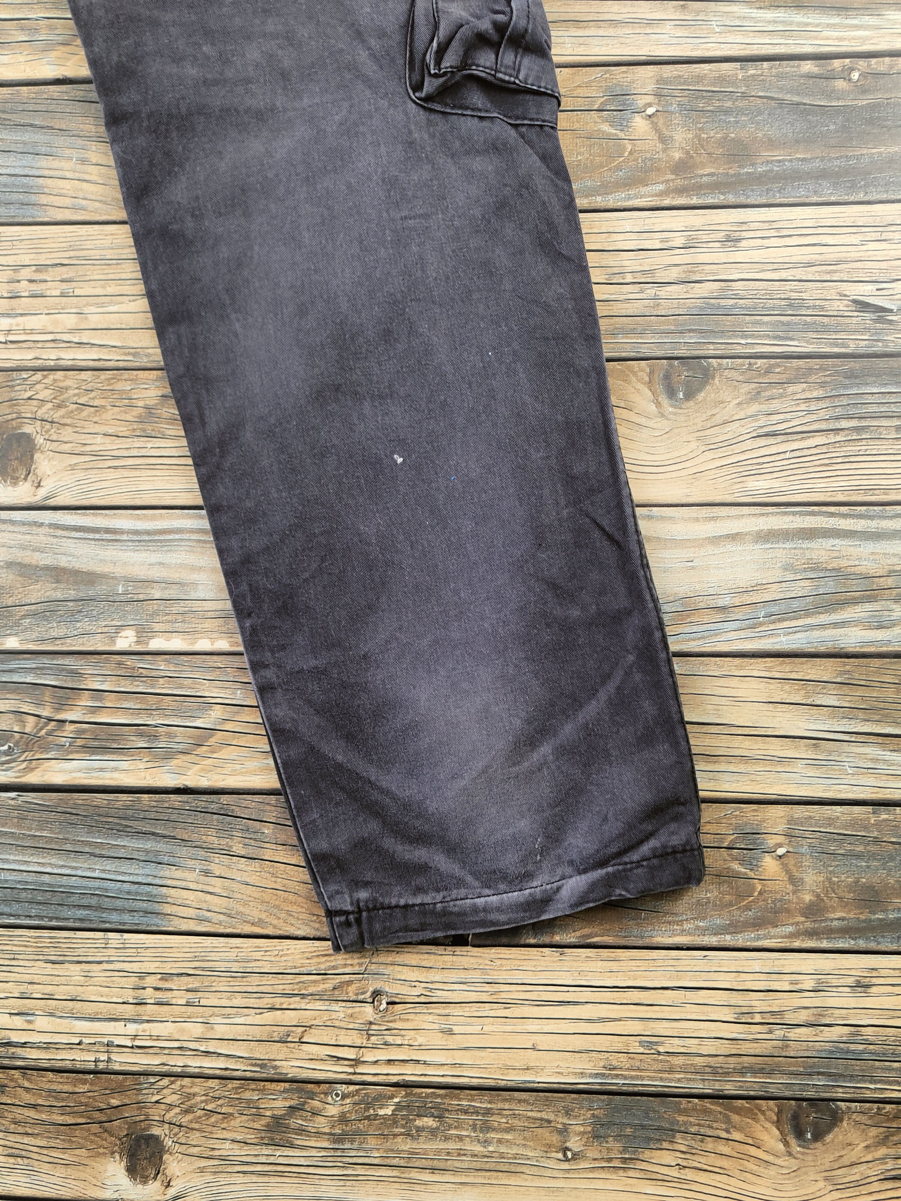 Japanese Brand DL Japan faded Black utility tactical Cargo Pants #46-953 Size US 32 / EU 48 - 12 Thumbnail