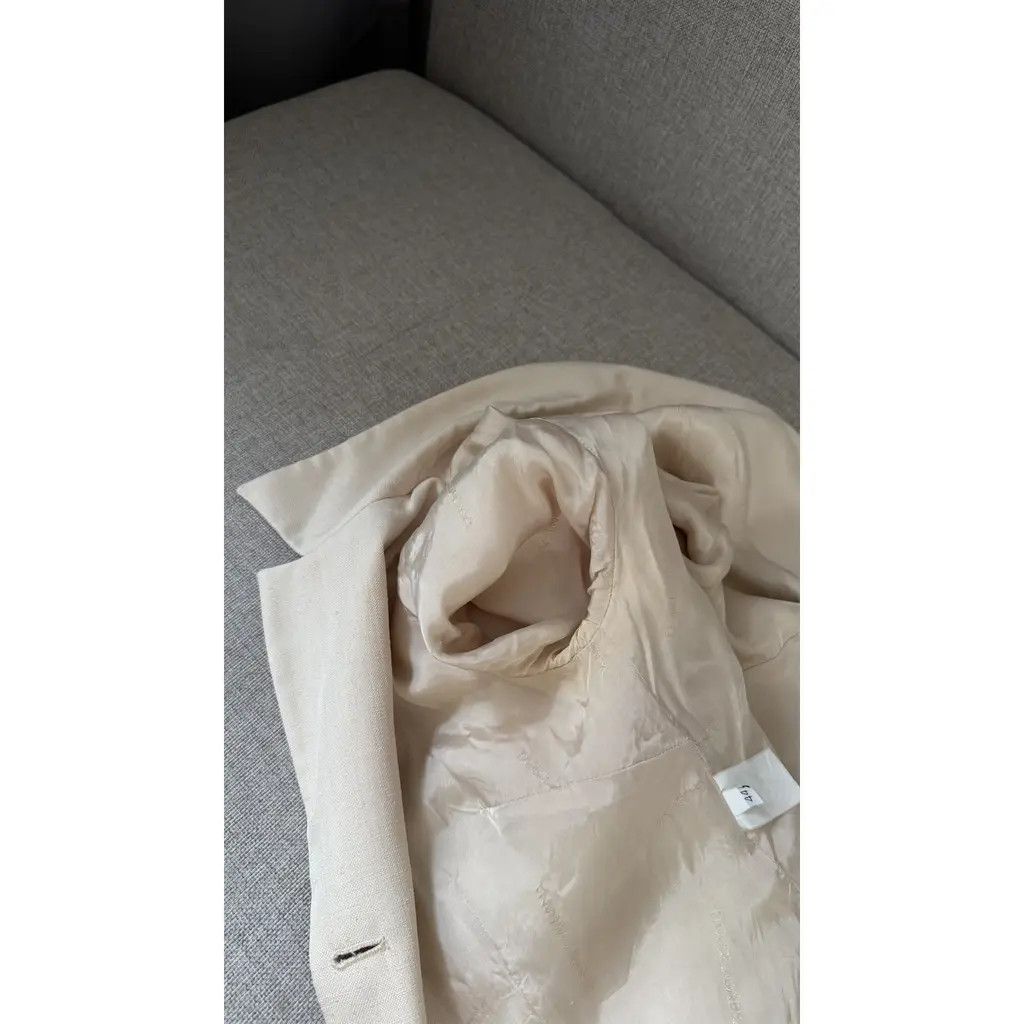 Dolce & Gabbana Dolce & Gabbana Beige Tailored Set Blazer & Skirt IT 44 Size 30" / US 8 / IT 44 - 12 Thumbnail