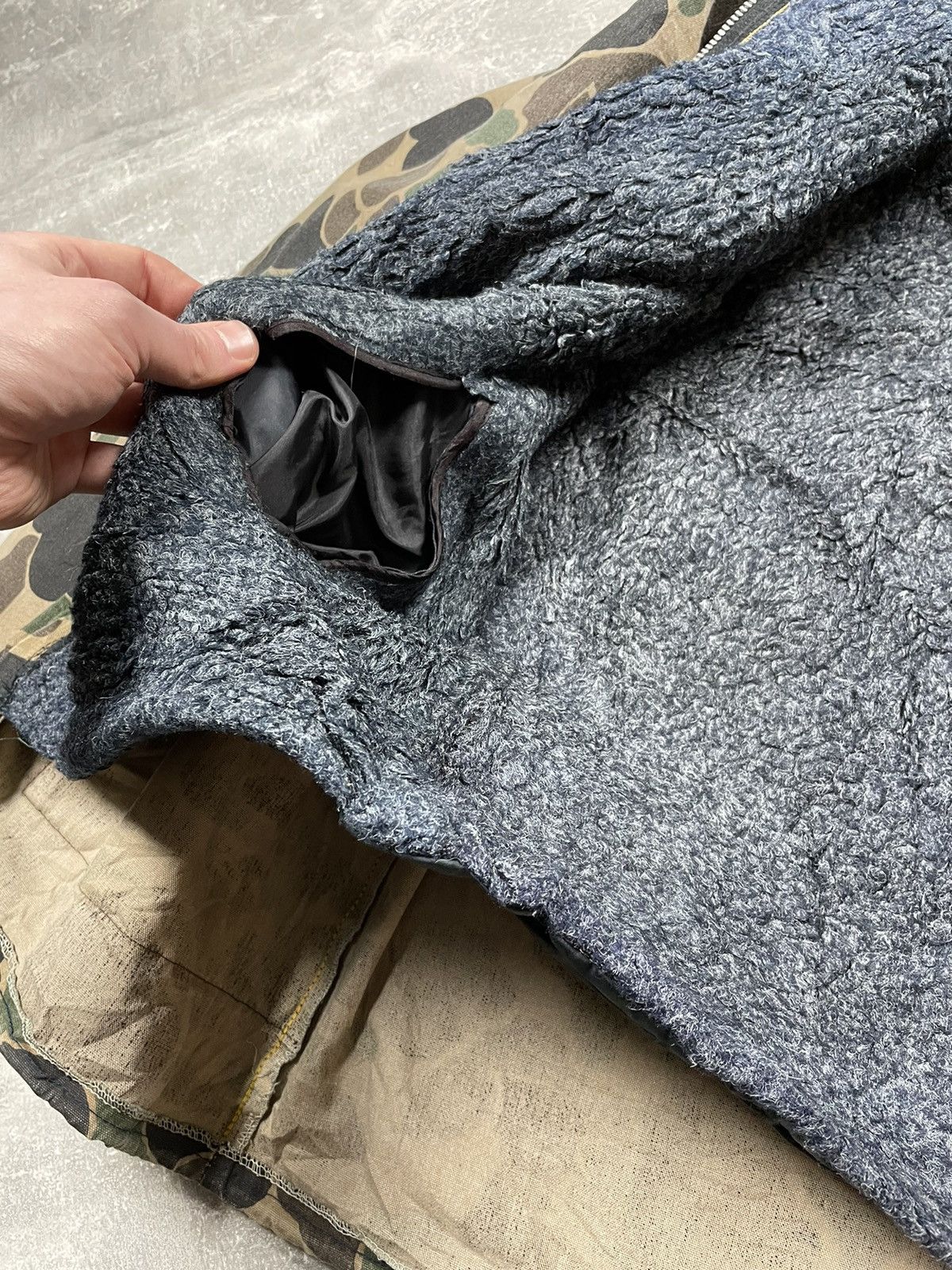 Vintage Rare Military Cotton Camo Linned Zip Jacket Made in USA Size US M / EU 48-50 / 2 - 10 Thumbnail
