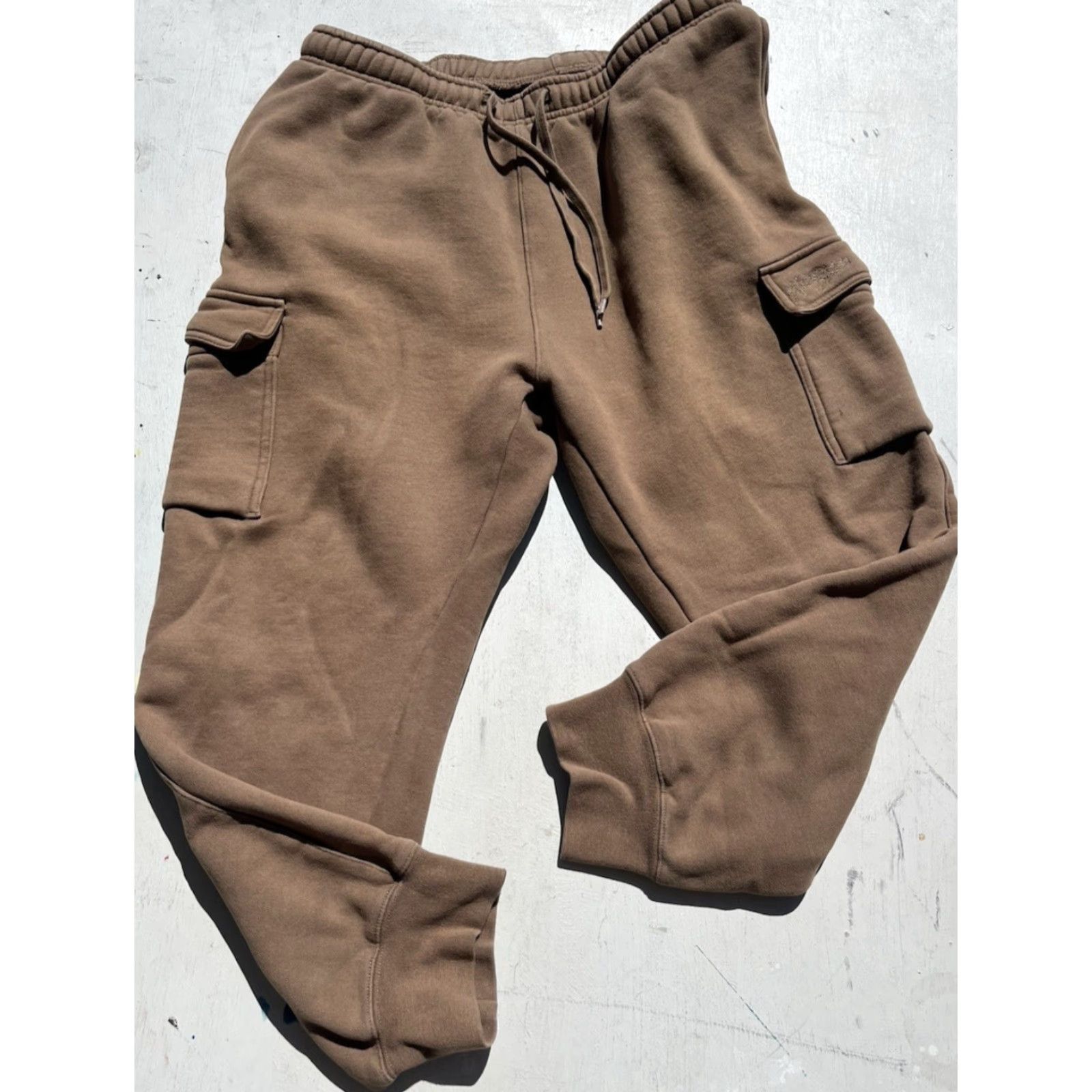 Vintage Men's Maison Article Joggers Brown Cargo L Embroidery Streetwear Taper Active Size US 33 - 7 Thumbnail