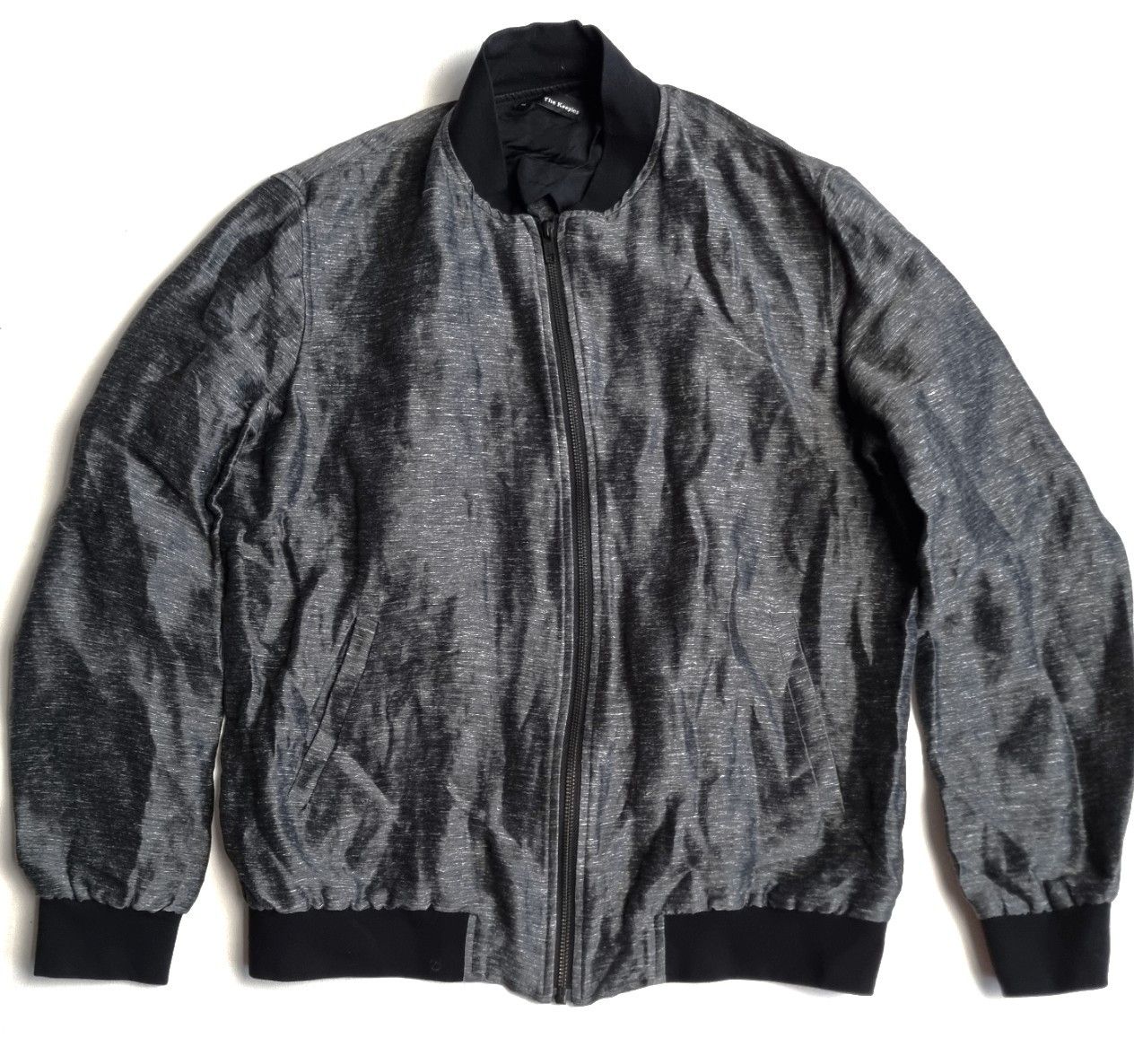 The Kooples The Kooples Linen / Silk Bomber Jacket Size US M / EU 48-50 / 2 - 1 Thumbnail