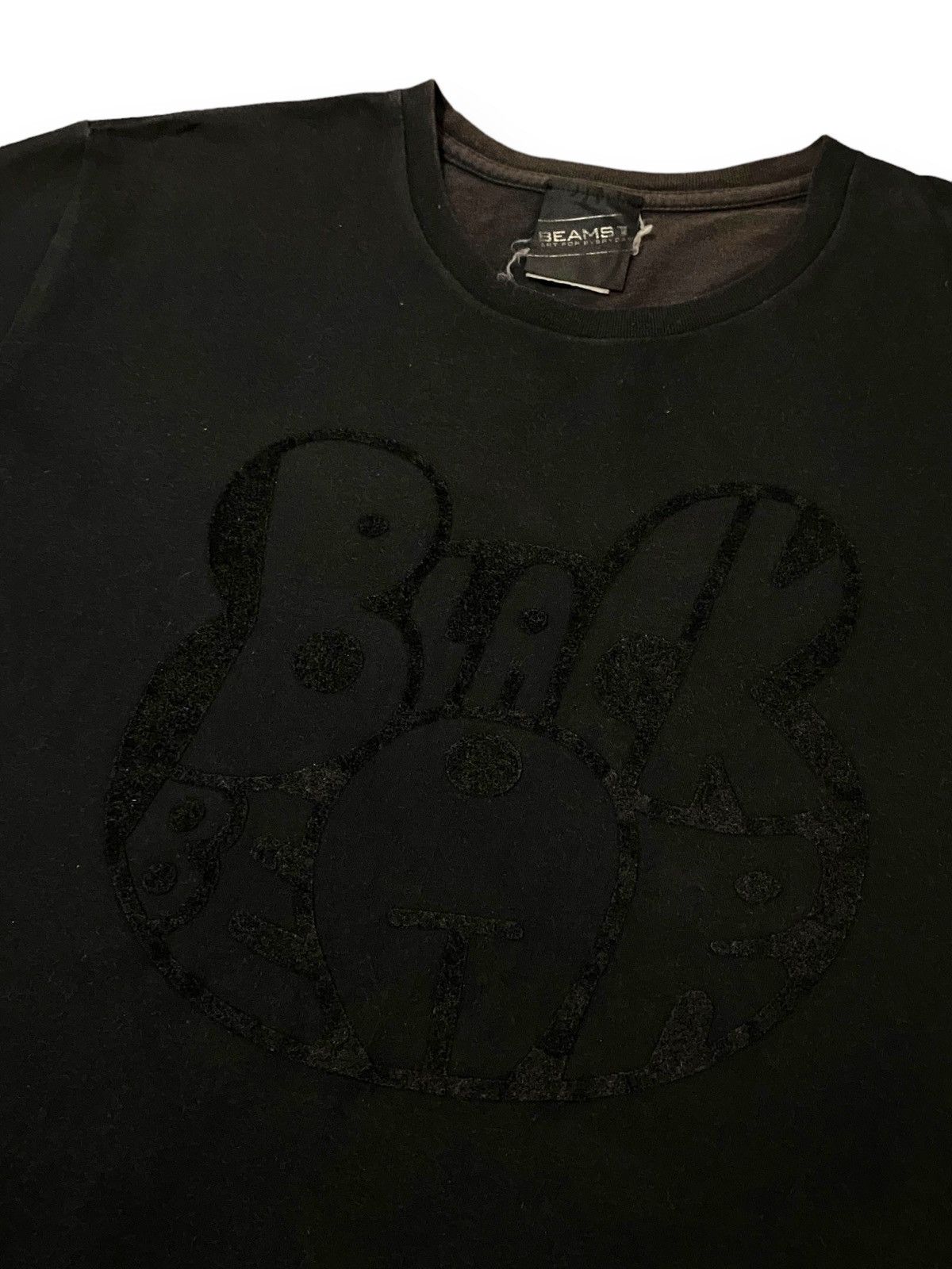 Beams Plus × Designer × Japanese Brand BEAMS JAPAN BLACK BEAR FLEECE LOGO TSHIRT Size US M / EU 48-50 / 2 - 3 Thumbnail