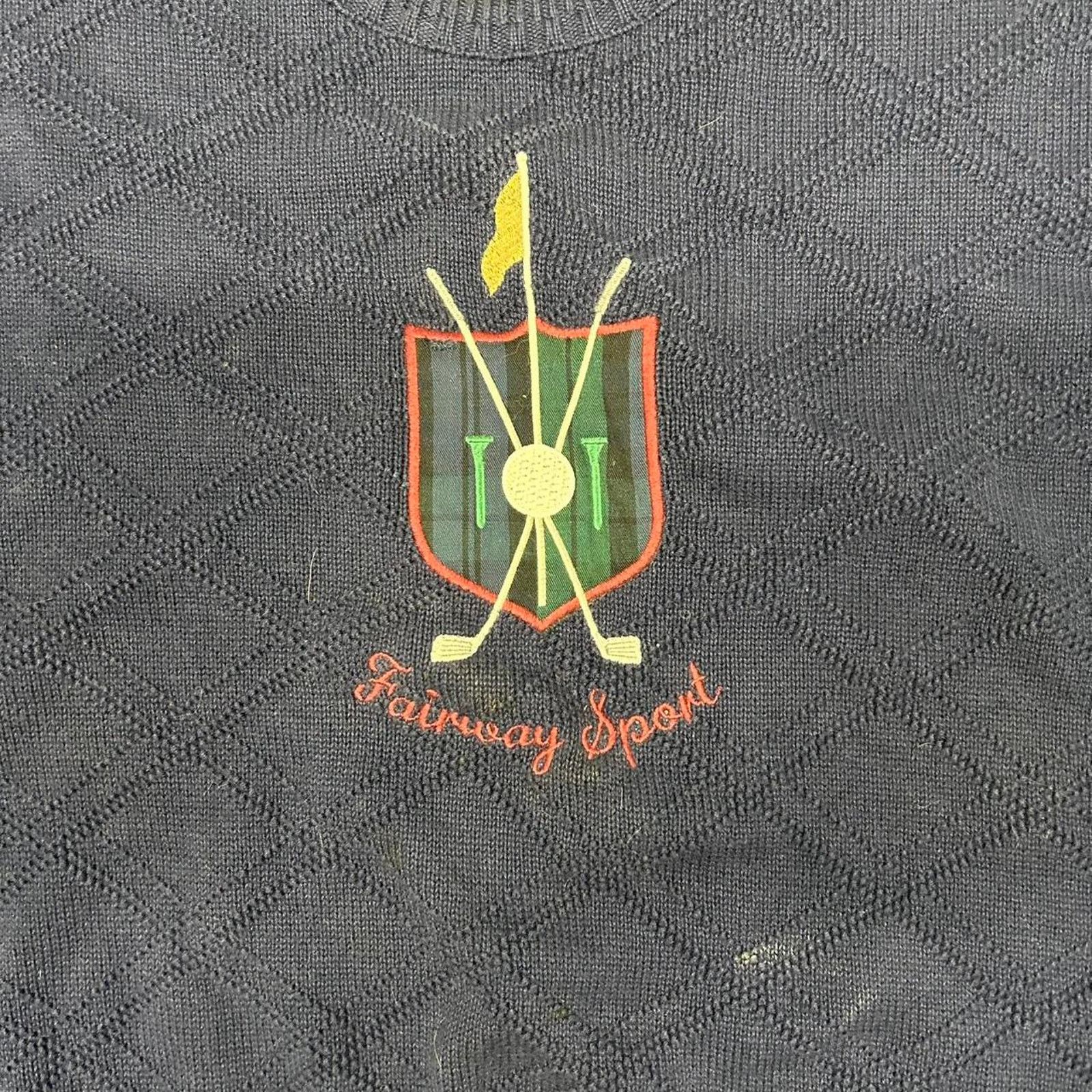 Other Navy blue vintage golf sweater Size US M / EU 48-50 / 2 - 2 Thumbnail