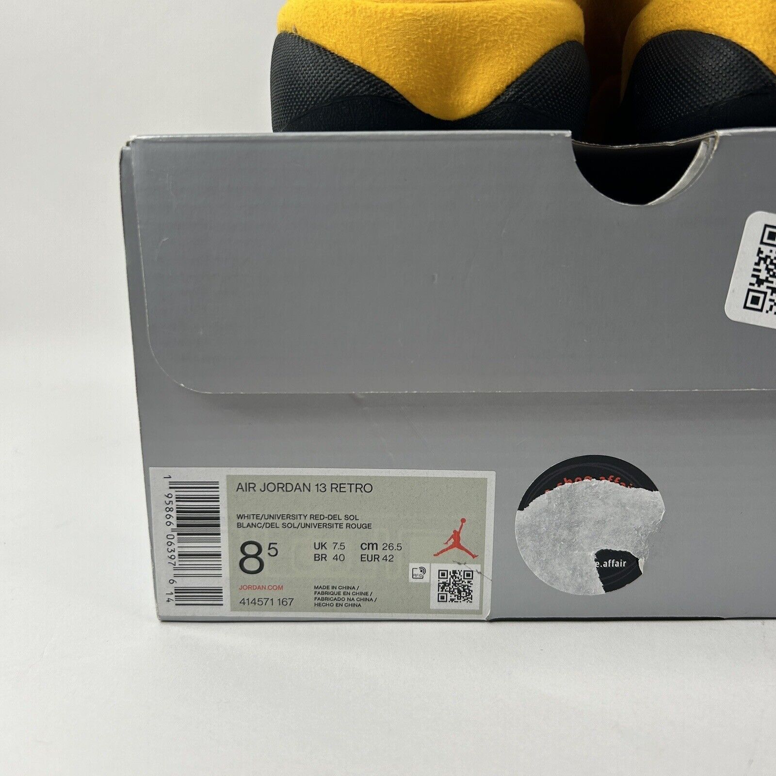 Nike Nike Air Jordan 13 Retro “Del Sol/White Yellow” 2024 Size US 8.5 / EU 41-42 - 5 Thumbnail