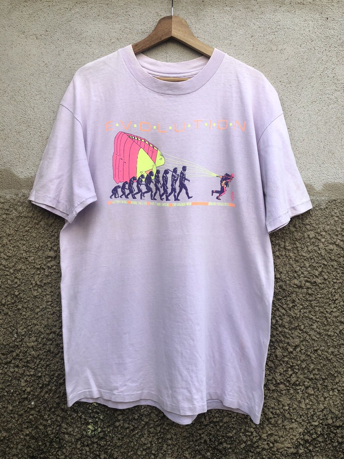 Arts & Science × Vintage Vintage 90s Evolution People Tshirt Size US L / EU 52-54 / 3 - 2 Thumbnail