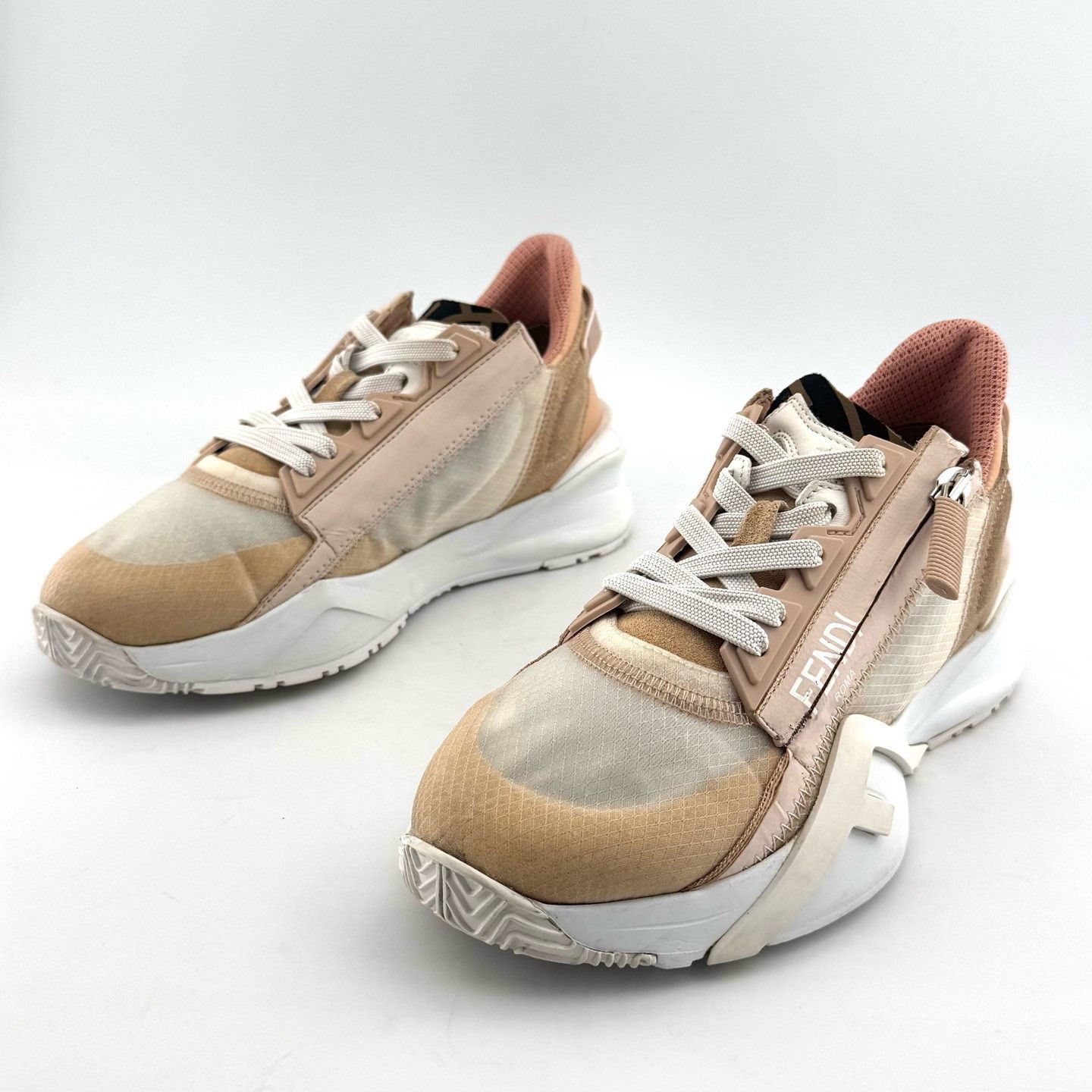 Fendi Fendi Flow Low-Top Casual Sneakers Size US 5 / IT 35 - 1 Thumbnail