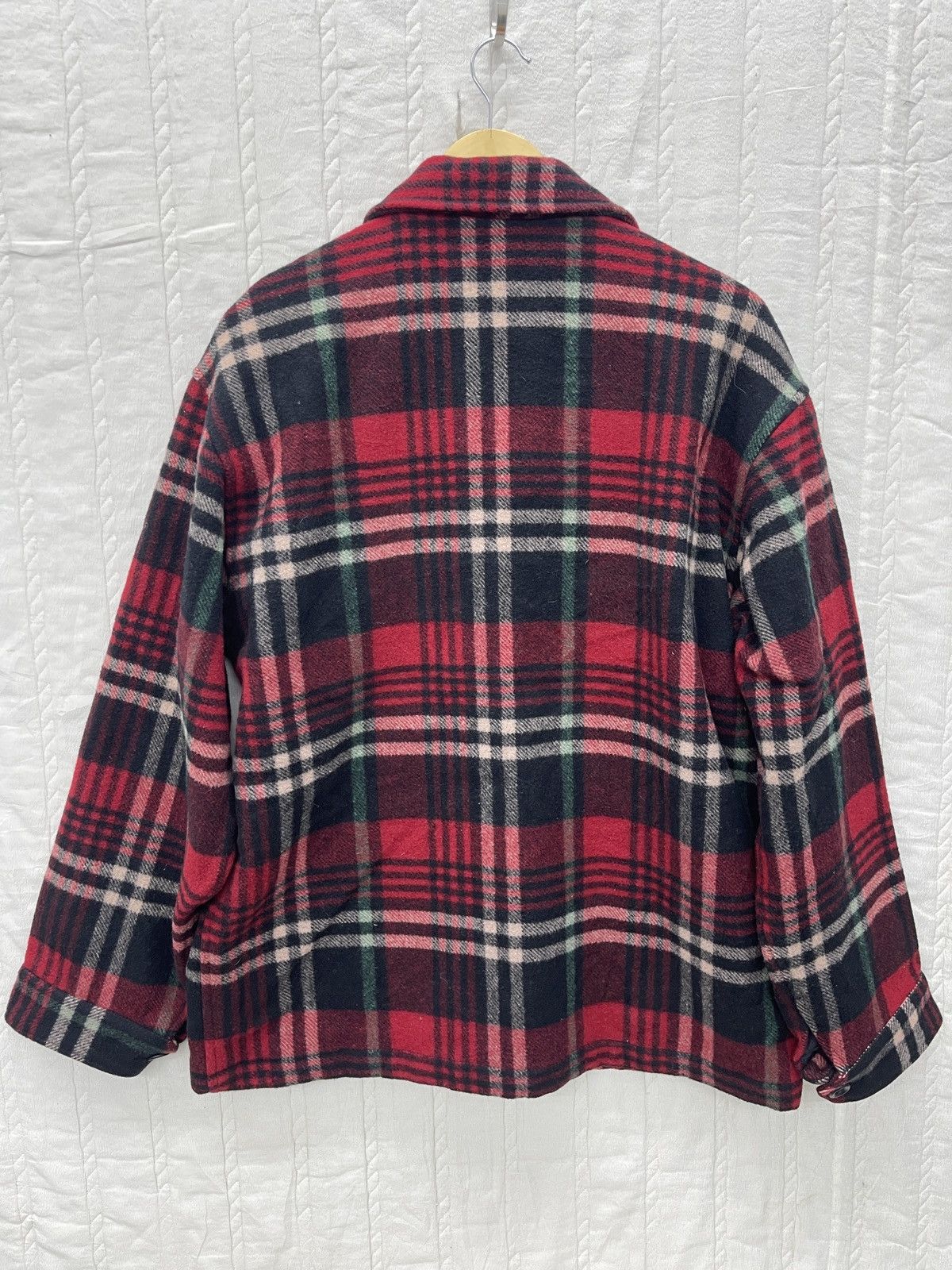 Japanese Brand × Oshkosh × Vintage STEALS💥VTG OSHKOSH B’GOSH WOOL JACKET TARTANS Size US L / EU 52-54 / 3 - 5 Thumbnail