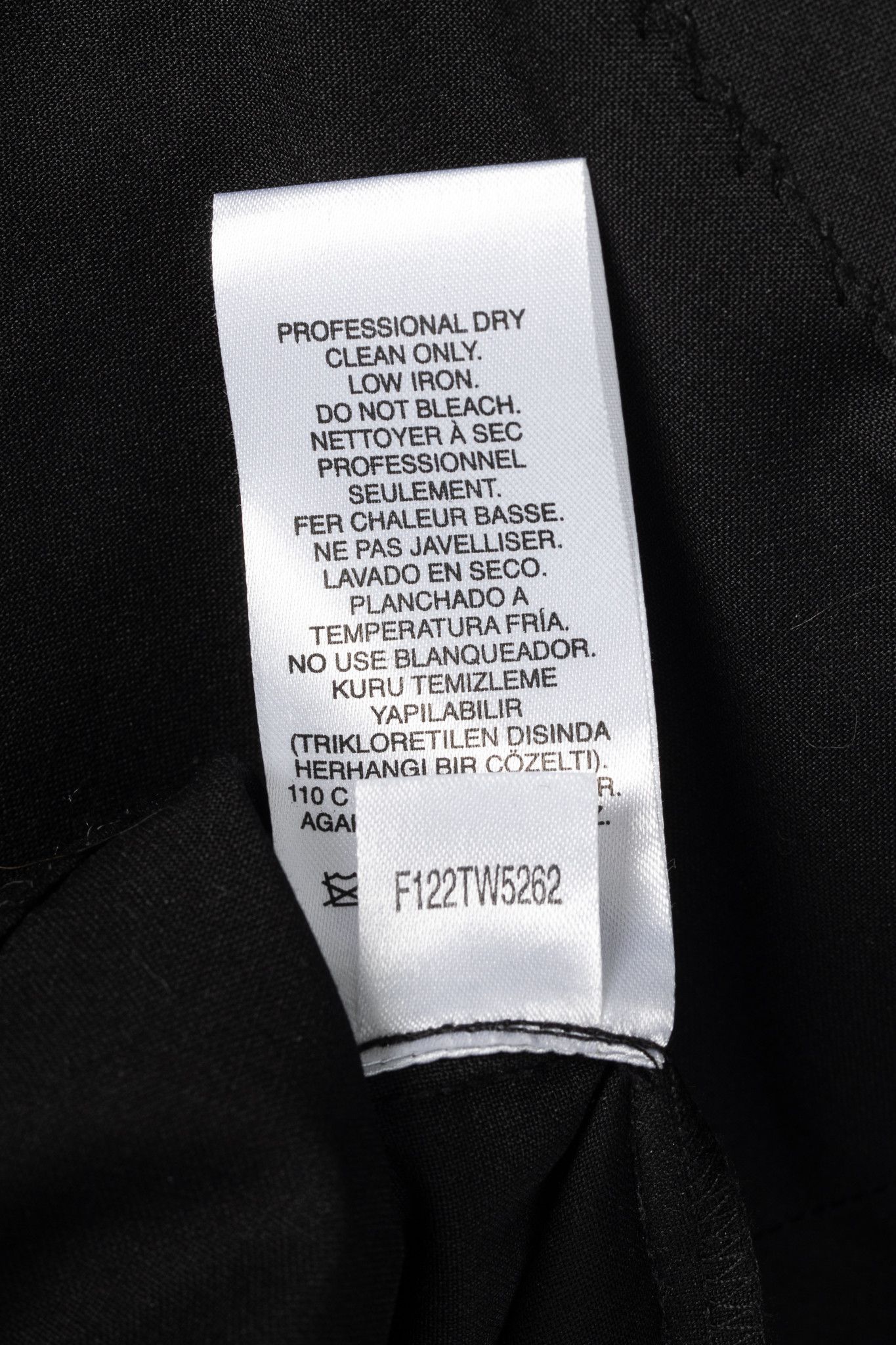 Tibi Tibi Black Tropical Wool Wrap Trouser Skirt Size 27" / US 4 / IT 40 - 10 Thumbnail