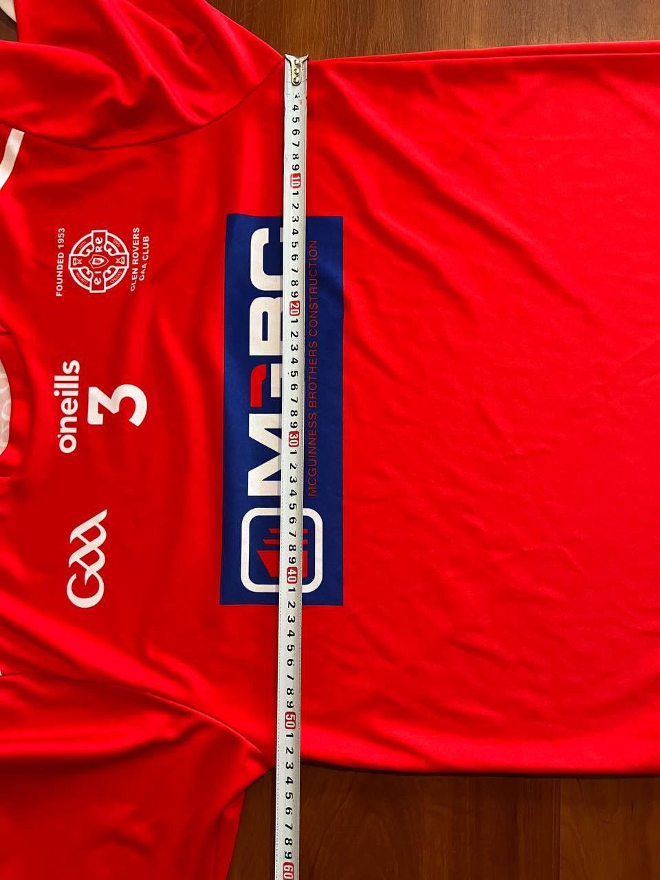 O'Neills 2022/23 GAA GLEN ROVERS #3 MATCH WORN PLAYER ISSUED JERSEY L Size US M / EU 48-50 / 2 - 13 Thumbnail
