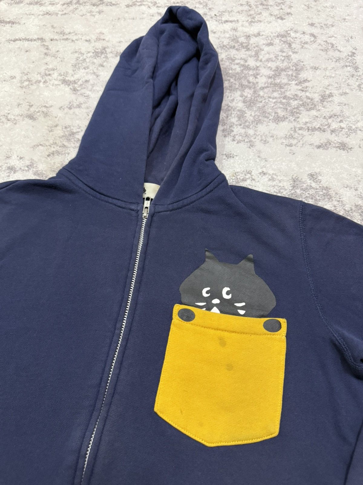 Ne-Net Ne-Net by Issey miyake cat pocket zip up hoodie sweater Size S / US 4 / IT 40 - 4 Thumbnail