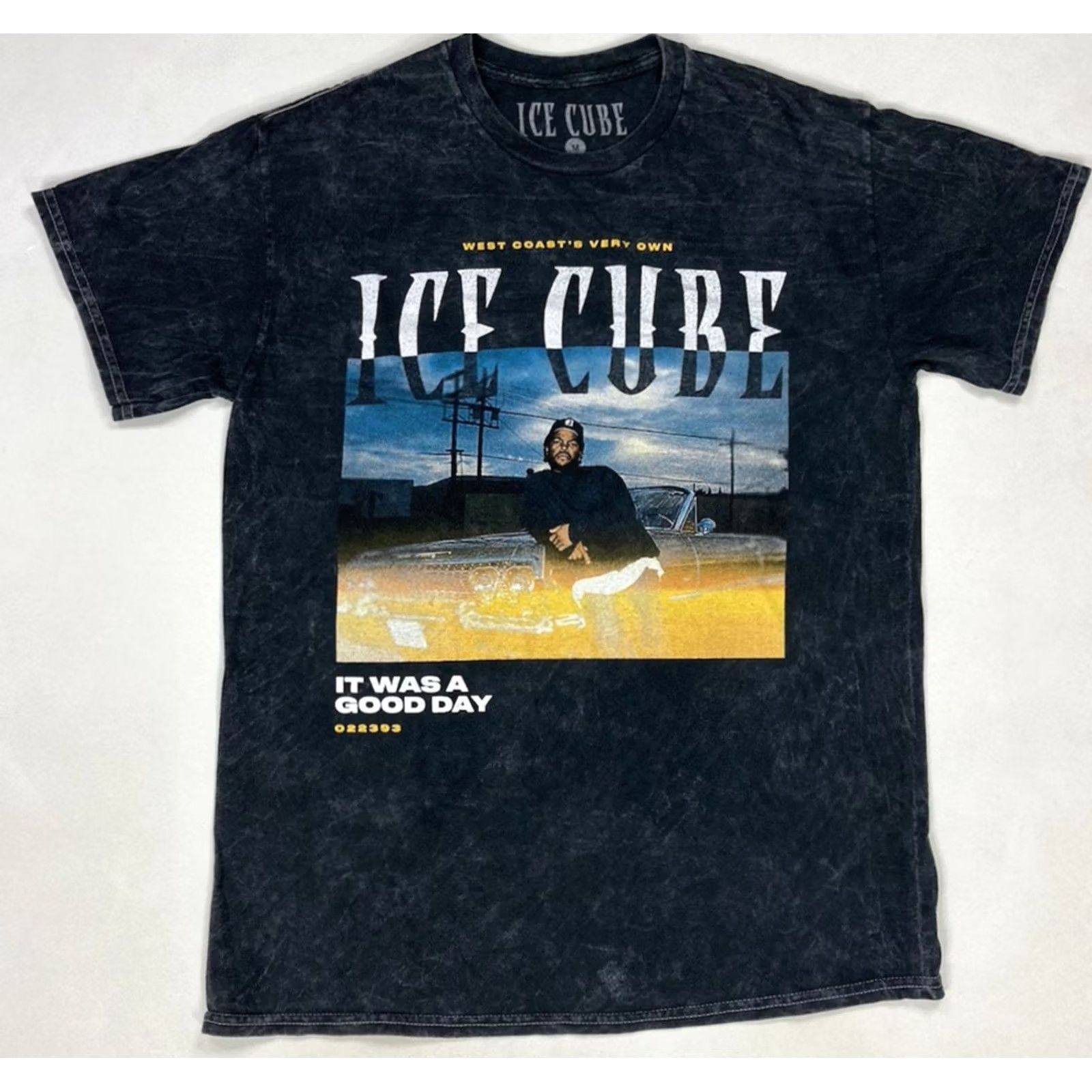 Vintage Ice Cube T-Shirt Men Medium Black Graphic Short Sleeve Crew Neck Hip Hop Music Retro Logo Shirt Size US M / EU 48-50 / 2 - 2 Thumbnail