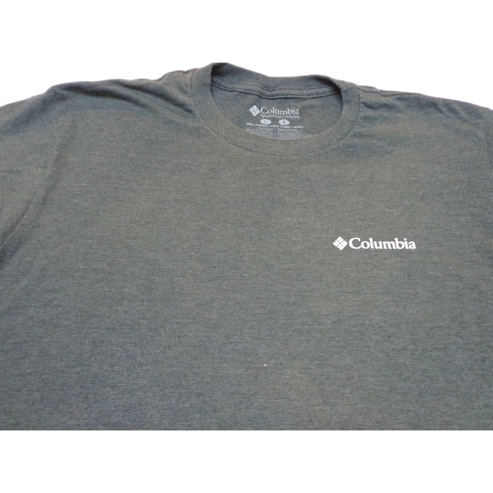 Vintage Columbia Sportswear Company American Flag Heather Gray T-Shirt Size Large Size US L / EU 52-54 / 3 - 1 Thumbnail