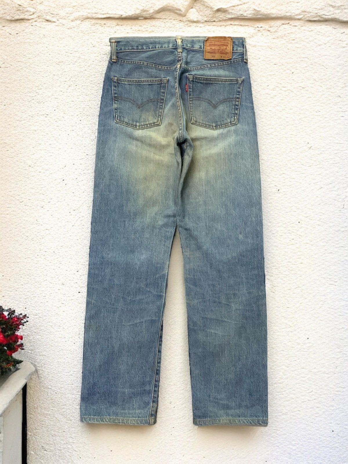 Levi's × Vintage Vintage LEVIS 502 LVC Talon Zipper Redline Selvedge Jeans Size US 30 / EU 46 - 3 Thumbnail