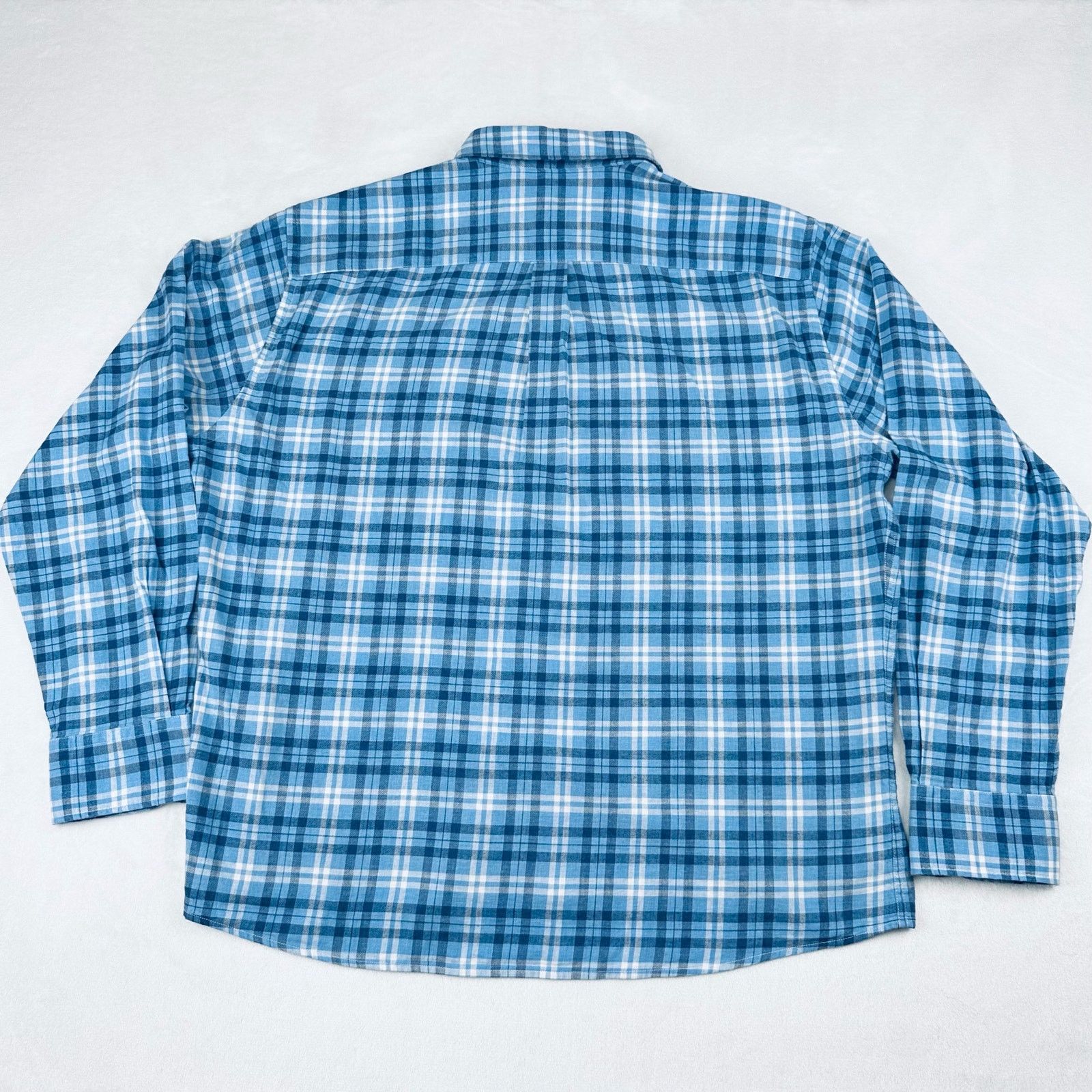 Peter Millar Peter Millar Men’s XL Blue Plaid Button Up L/S Shirt NEW Size US XL / EU 56 / 4 - 12 Thumbnail