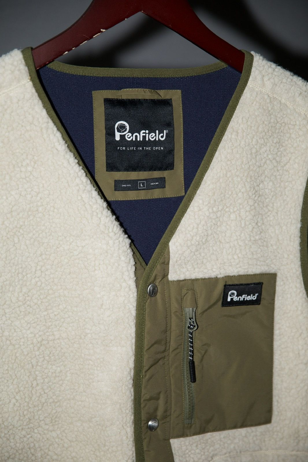 Penfield Penfield Vest Men’s Sherpa Size US L / EU 52-54 / 3 - 3 Thumbnail