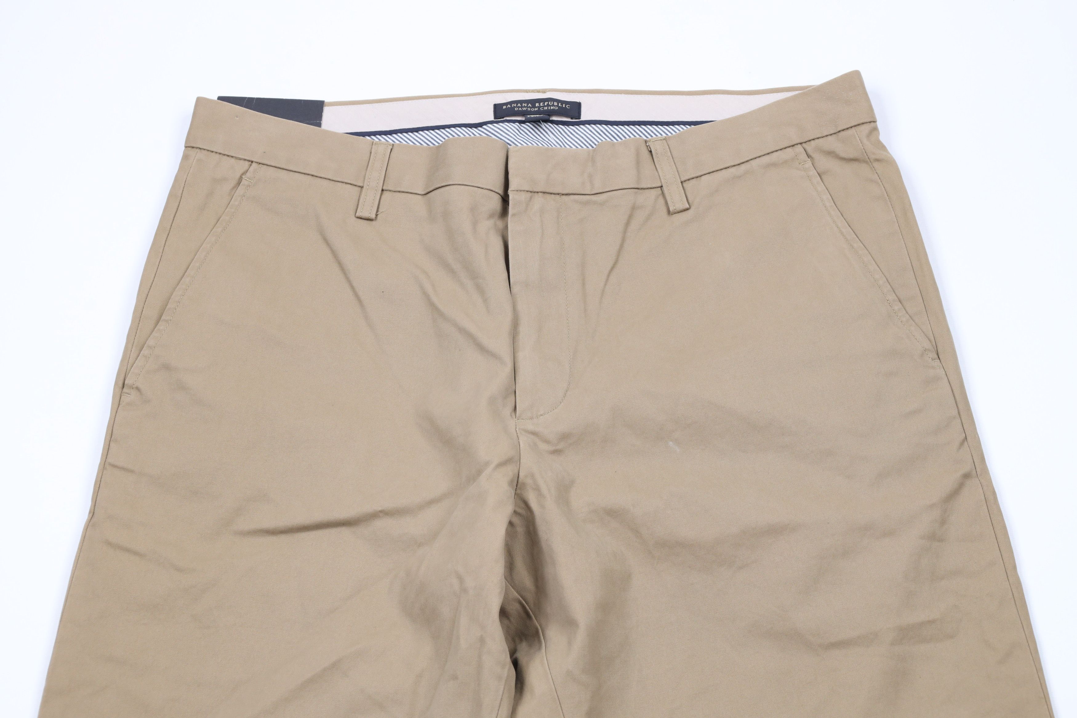 Banana Republic × Vintage New Banana Republic Relaxed Fit Wide Leg Chino Pants Brown Size US 35 - 2 Thumbnail