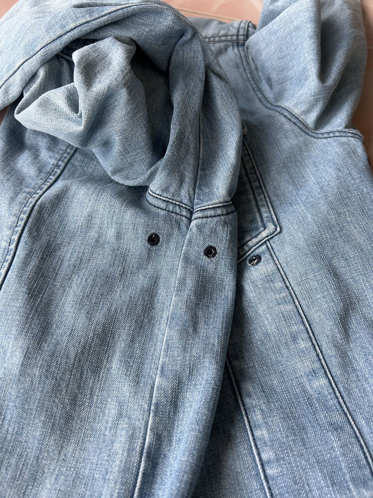 A.P.C. A.P.C Buttons Up Denim Shirt Size US S / EU 44-46 / 1 - 8 Thumbnail
