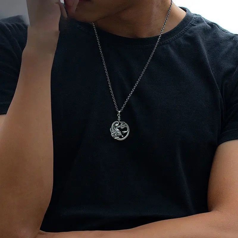 Jewelry × Vintage Snake Medusa High Quality Metal Pendant Necklace Size ONE SIZE - 3 Thumbnail