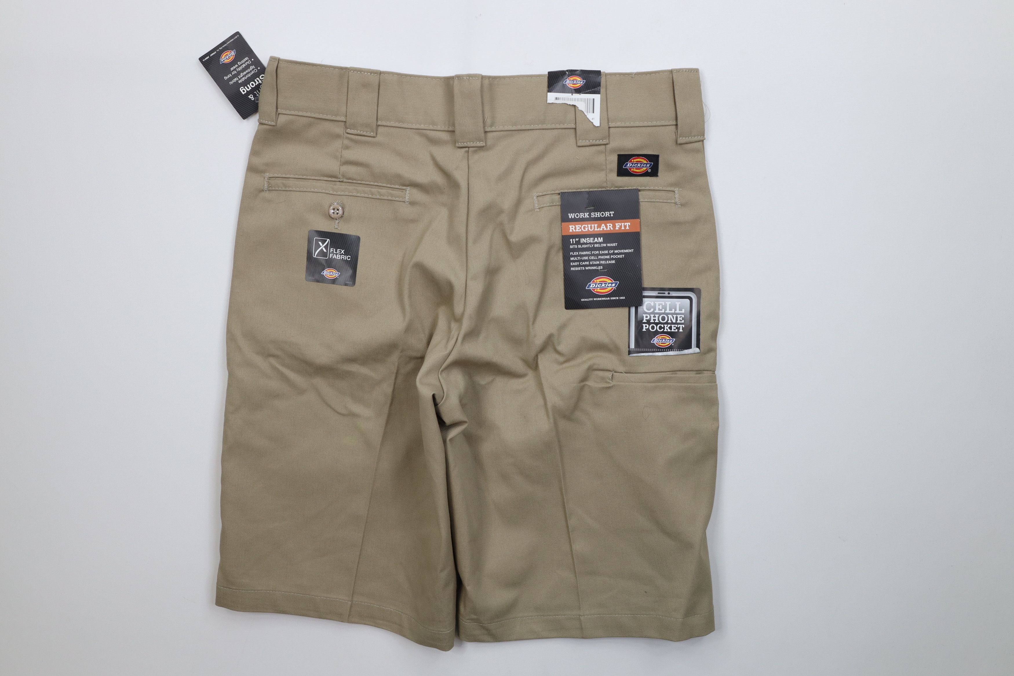 Dickies Deadstock Vintage Y2K Dickies Workwear Mechanic Shorts Beige Size US 32 / EU 48 - 7 Thumbnail