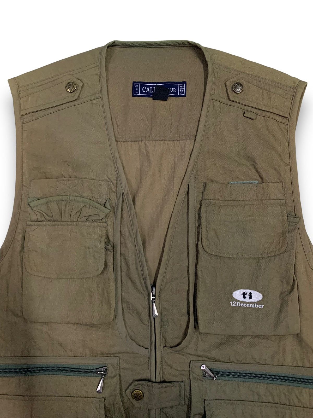Vintage Japanese Califf Club Faded Multipocket Tactical Vest