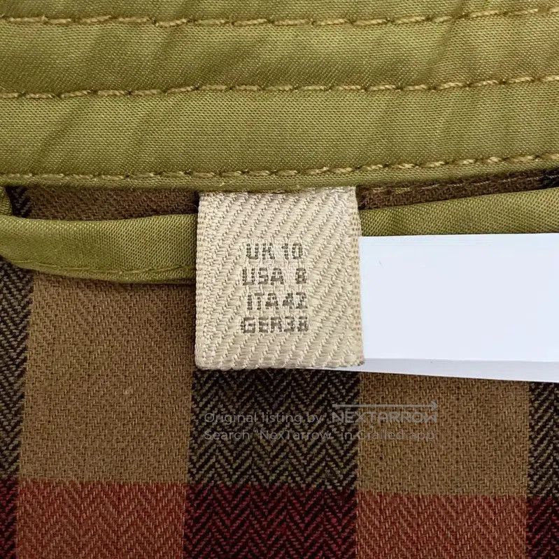 Burberry Burberry Green Cotton Women's Trench Coat. Size M / US 6-8 / IT 42-44 - 7 Thumbnail