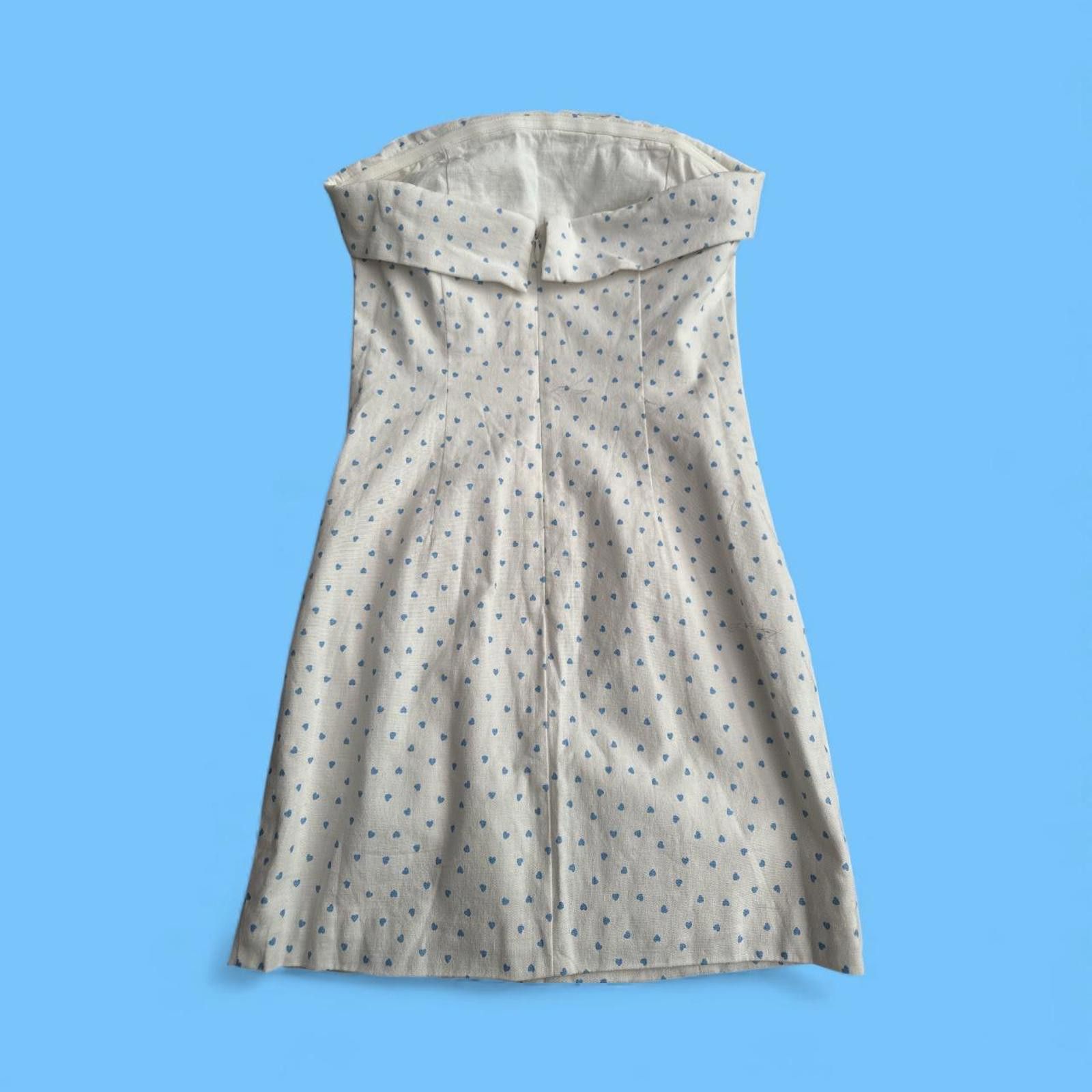 Other 💙 Strapless Vintage-Inspired Mini Dress – Size 8 Size S / US 4 / IT 40 - 2 Thumbnail