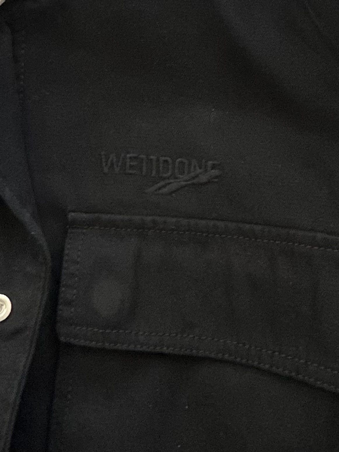 WE11DONE We11done washed black lose m65 denim jacket Size US XL / EU 56 / 4 - 5 Thumbnail