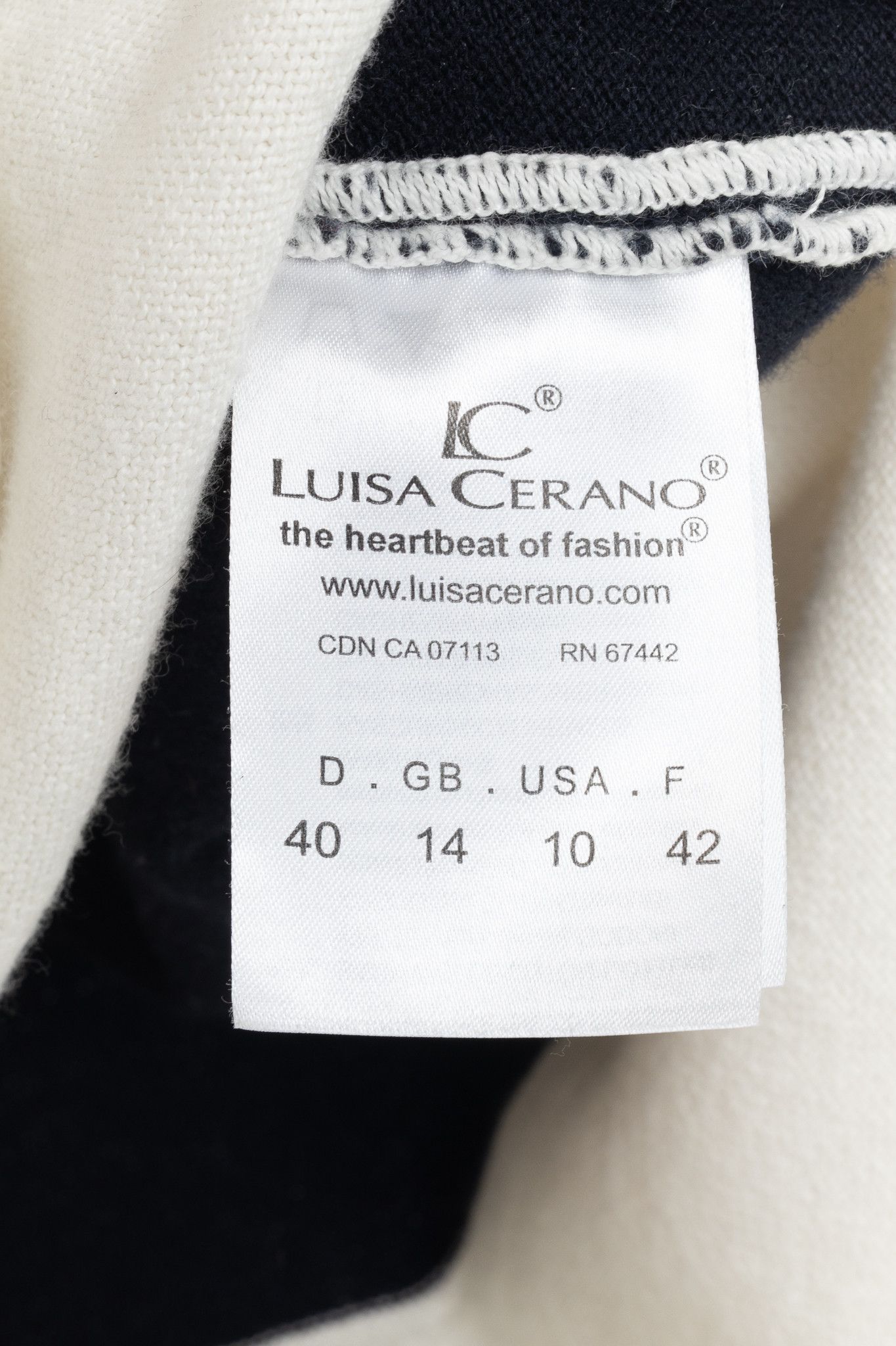 Luisa Cerano Luisa Cerano Striped Cotton-Blend Asymmetric Sweater Size L / US 10 / IT 46 - 7 Thumbnail