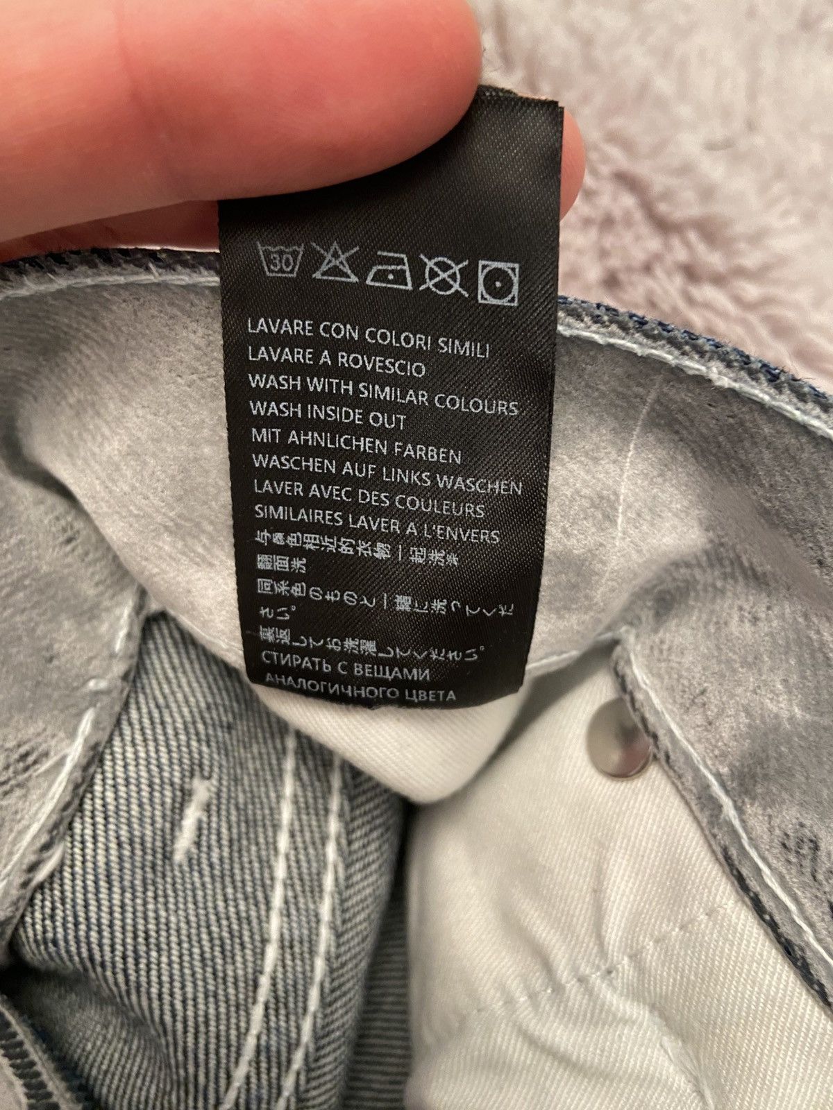PDF PDF Channel Fat Angelo flock pant Size US 31 - 18 Thumbnail