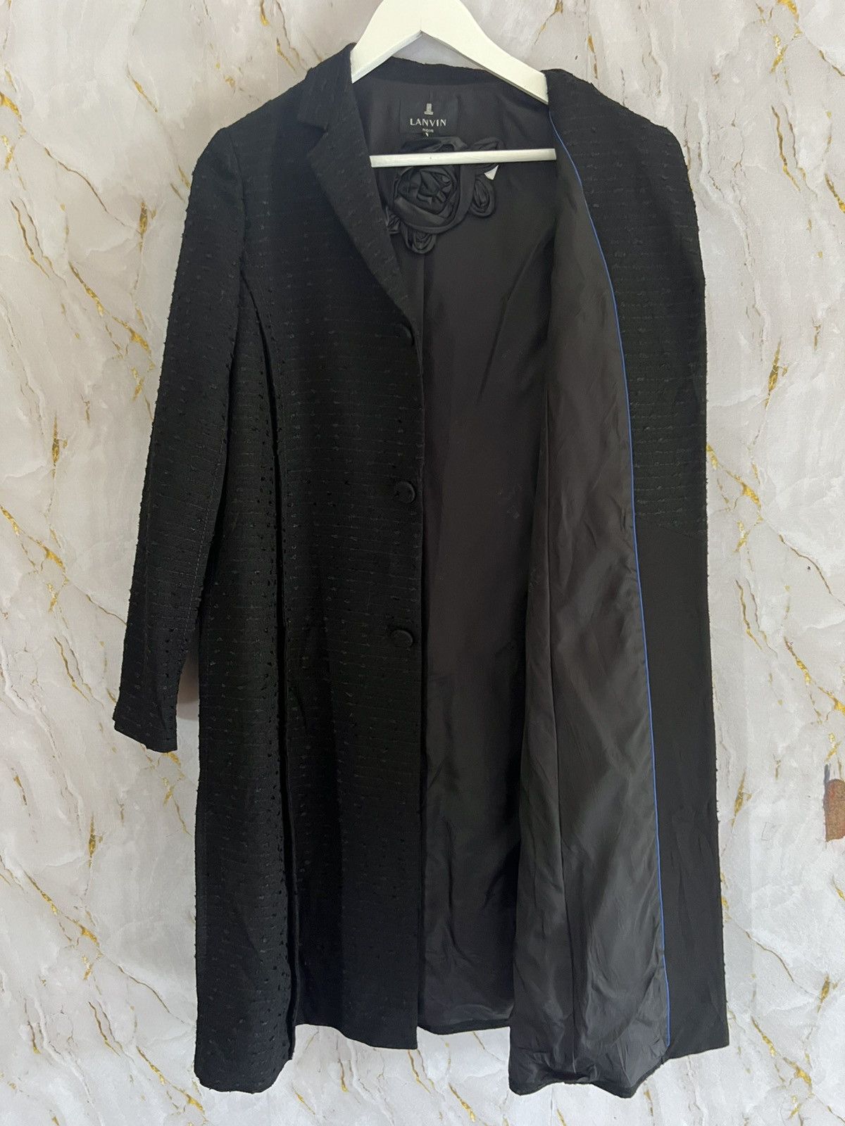 Lanvin LANVIN NOIR CLOAK LONG JACKET Size US M / EU 48-50 / 2 - 3 Thumbnail