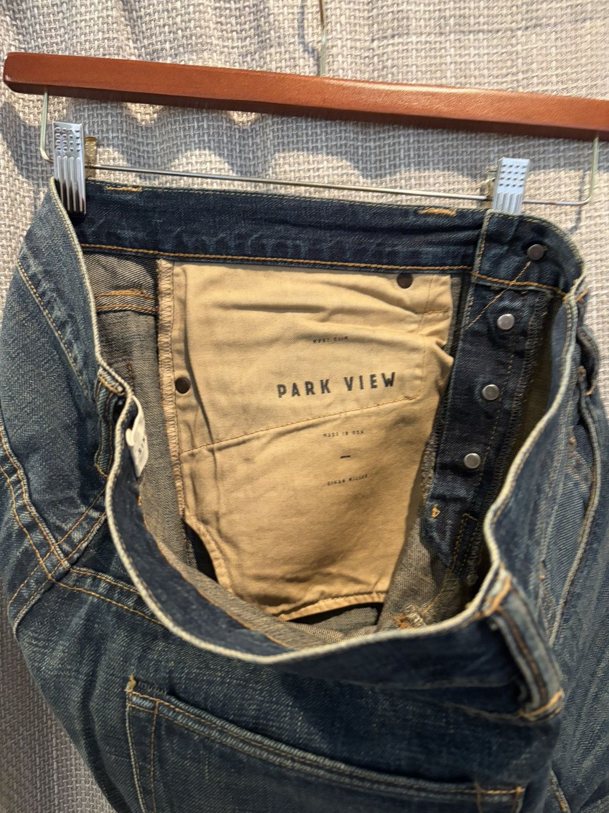 Simon Miller Simon Miller Selvedge Blue Denim Park View Slim Fit Jeans Size US 32 / EU 48 - 5 Thumbnail